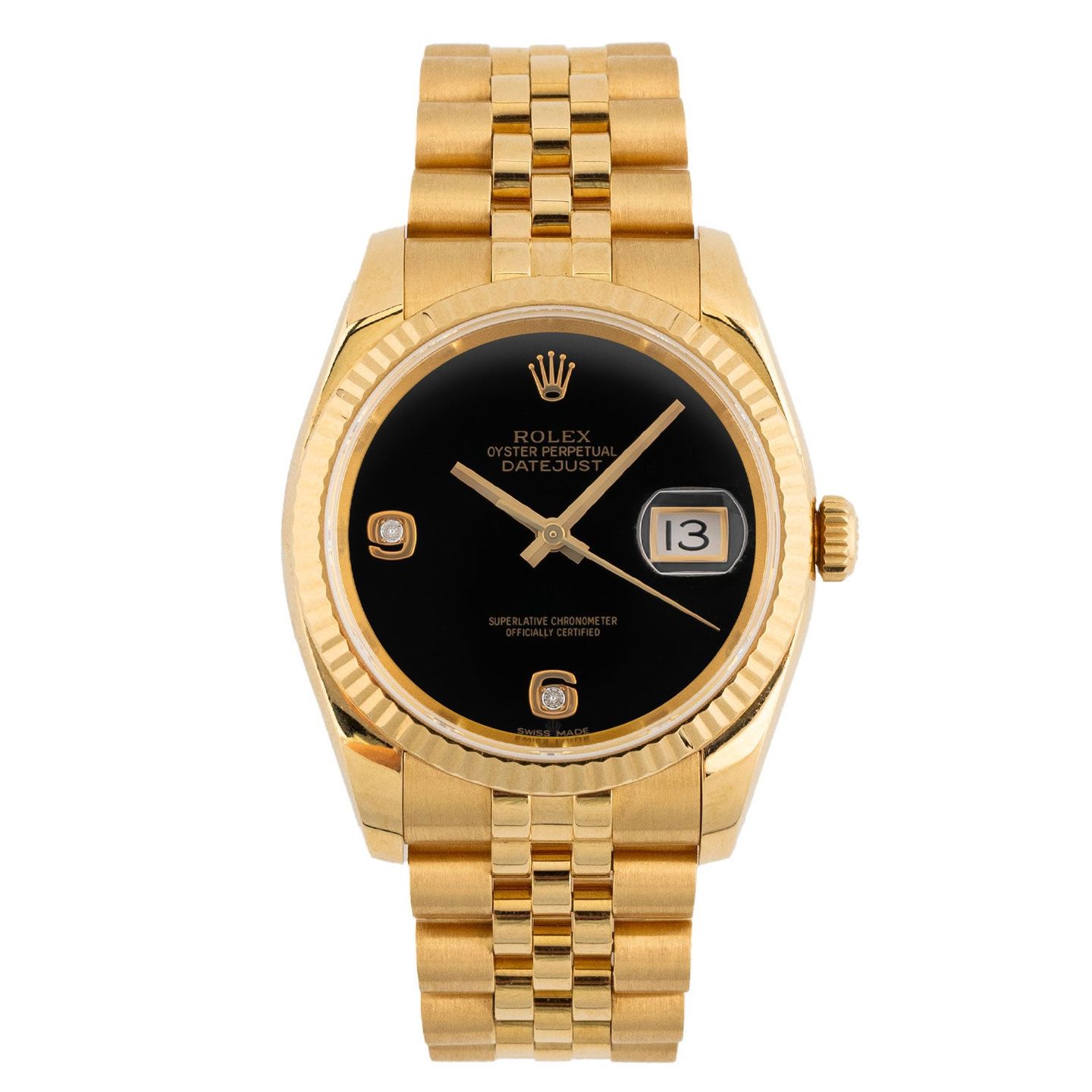 Rolex Datejust 36 116238 (2011) - 36mm Geelgoud (1/6)