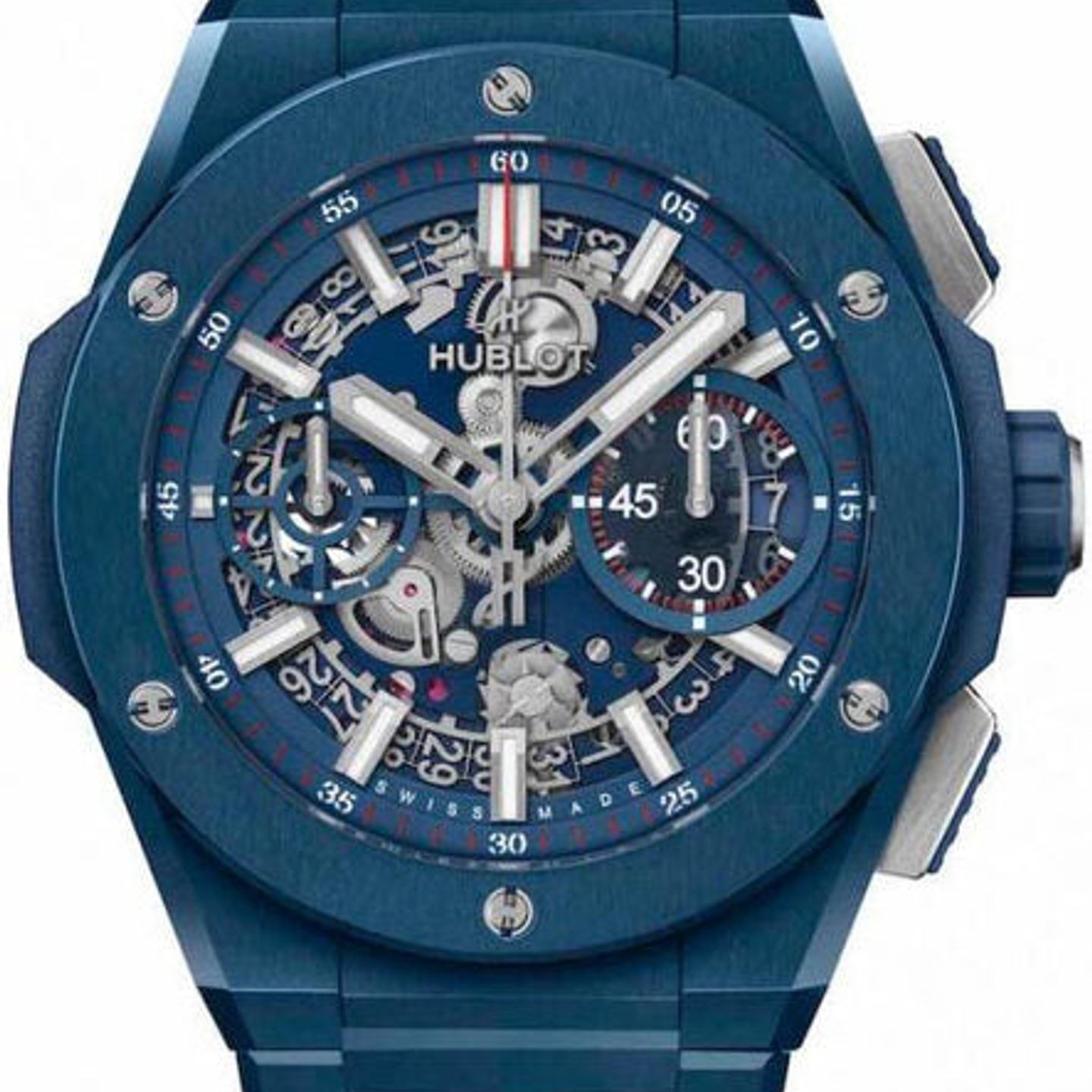 Hublot Big Bang 451.EX.5123.EX (2025) - Blue dial 42 mm Ceramic case (1/1)