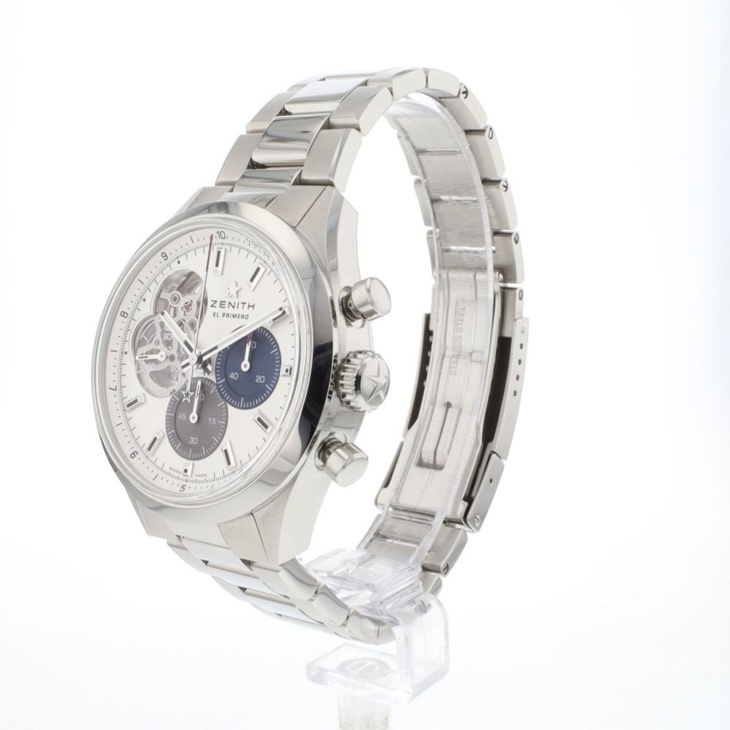 Zenith El Primero Chronomaster 03.3300.3604/69.M330 (2023) - Silver dial 40 mm Steel case (2/4)