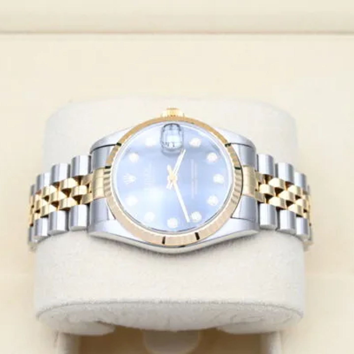 Rolex Datejust 31 68273 (1996) - Zwart wijzerplaat 31mm Goud/Staal (3/7)