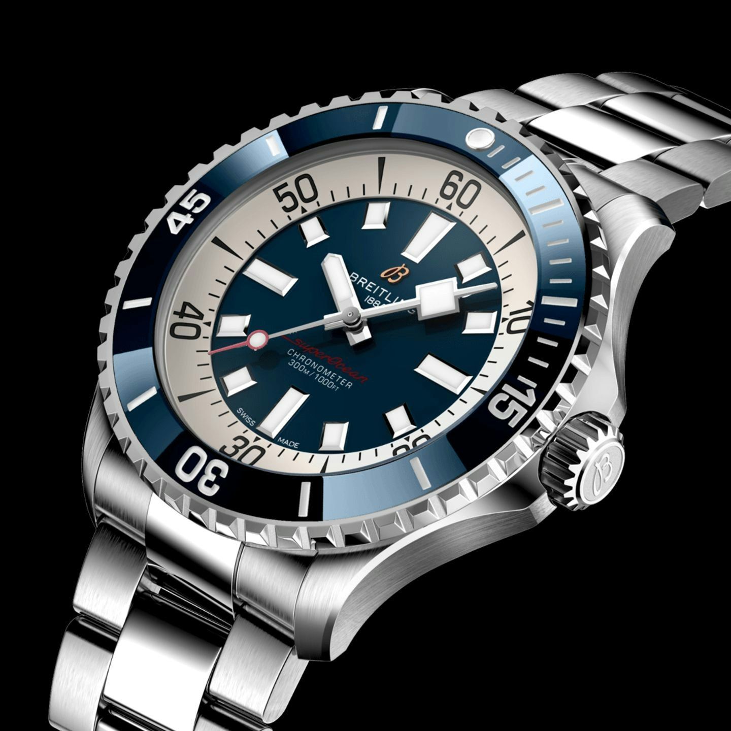 Breitling Superocean 46 A17378E71C1A1 - (2/4)