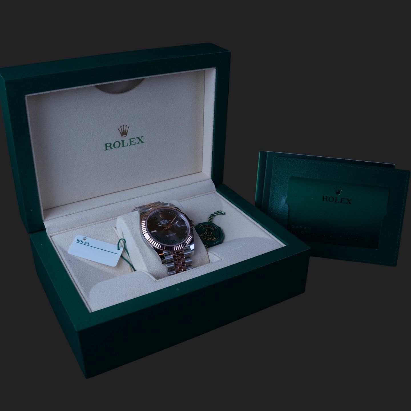 Rolex Datejust 41 126331 (2021) - Grey dial 41 mm Gold/Steel case (8/8)