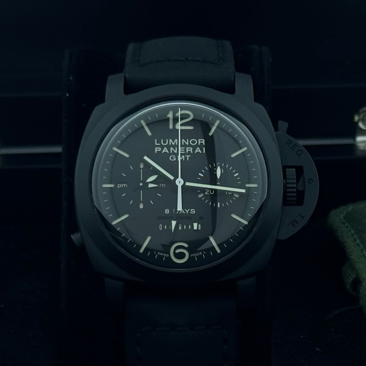 Panerai Luminor 1950 8 Days Chrono Monopulsante GMT PAM00317 - (1/8)