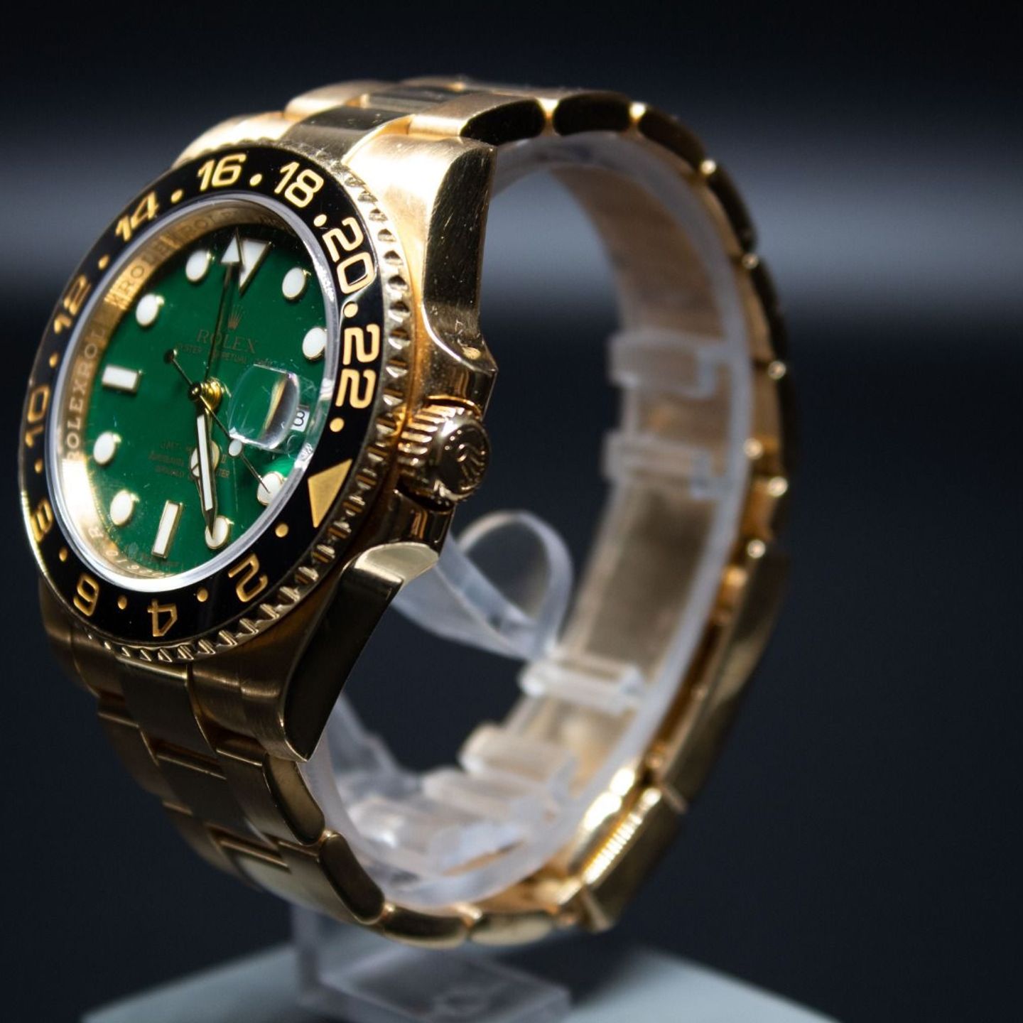 Rolex GMT-Master II 116718LN (2024) - Groen wijzerplaat 40mm Geelgoud (6/8)