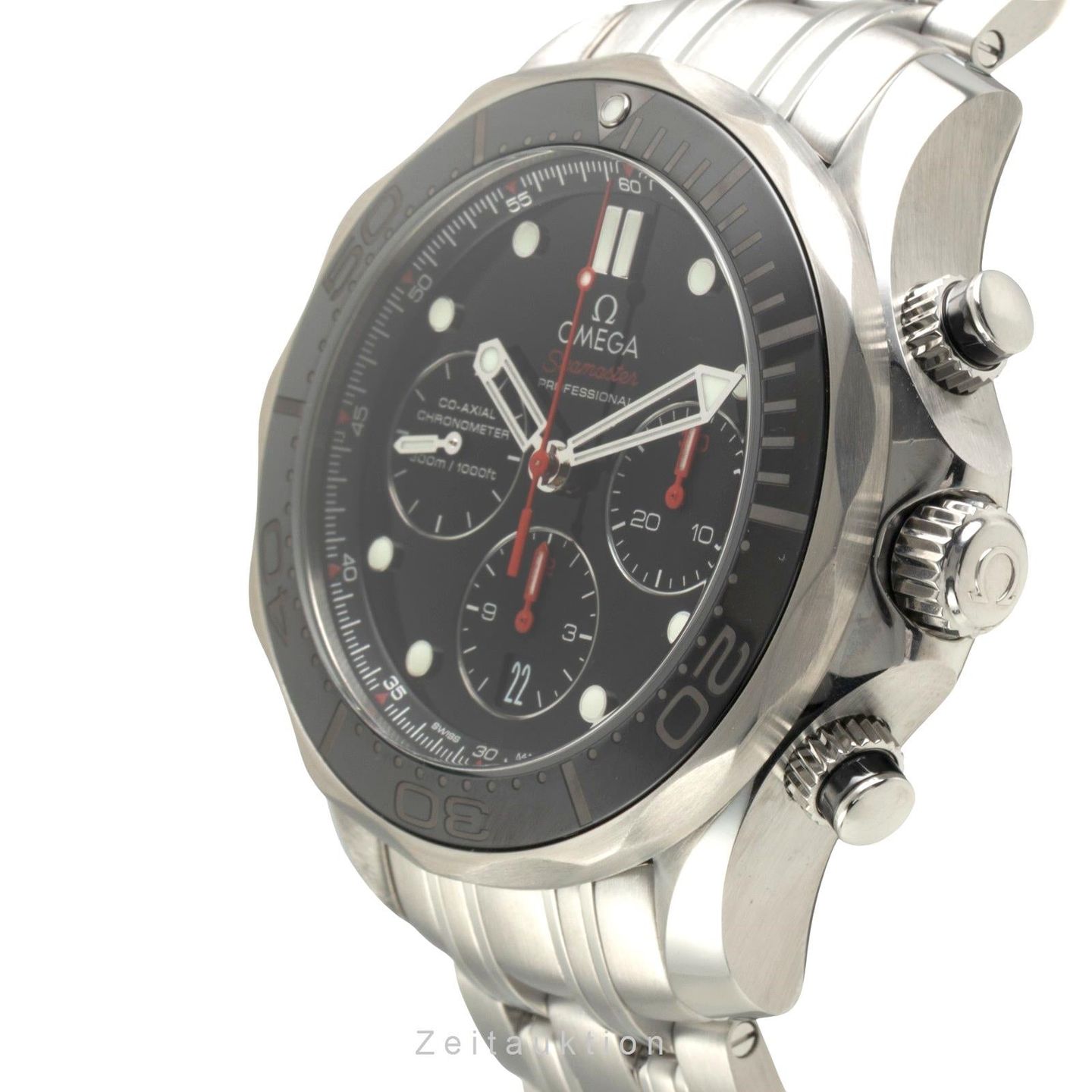 Omega Seamaster Diver 300 M 212.30.44.50.01.001 (Onbekend (willekeurig serienummer)) - Zwart wijzerplaat 44mm Staal (5/8)