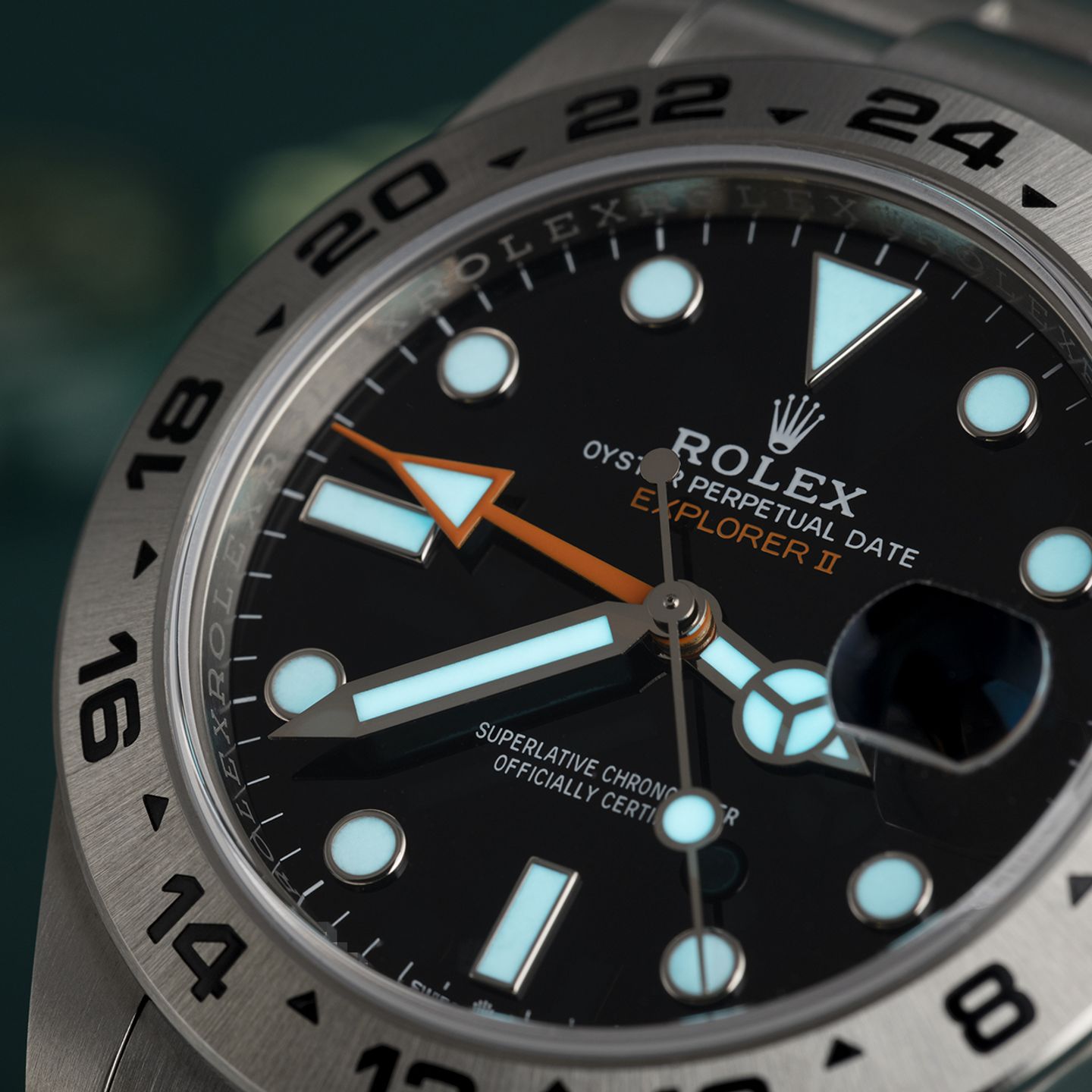 Rolex Explorer II 226570 (2021) - Zwart wijzerplaat 42mm Staal (1/6)