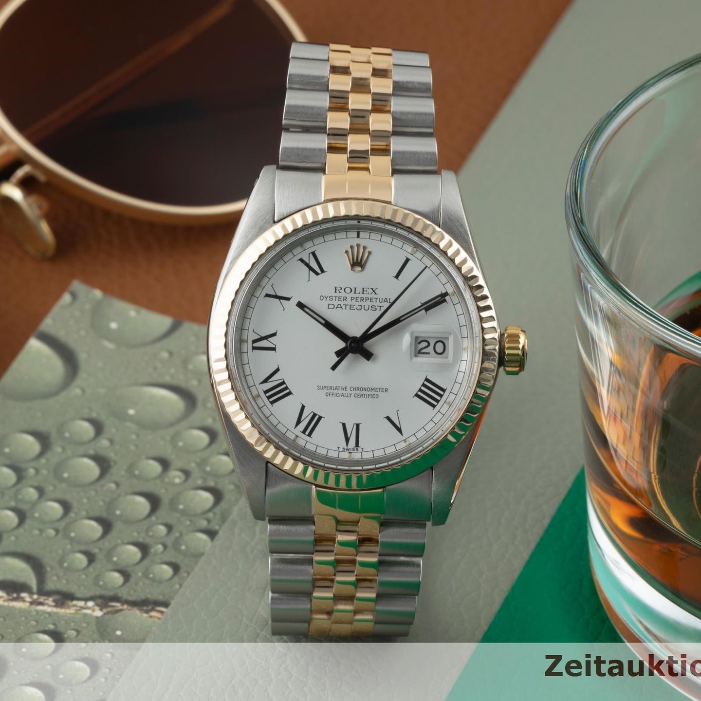 Rolex Datejust 36 16013 (1982) - 36mm Goud/Staal (1/8)