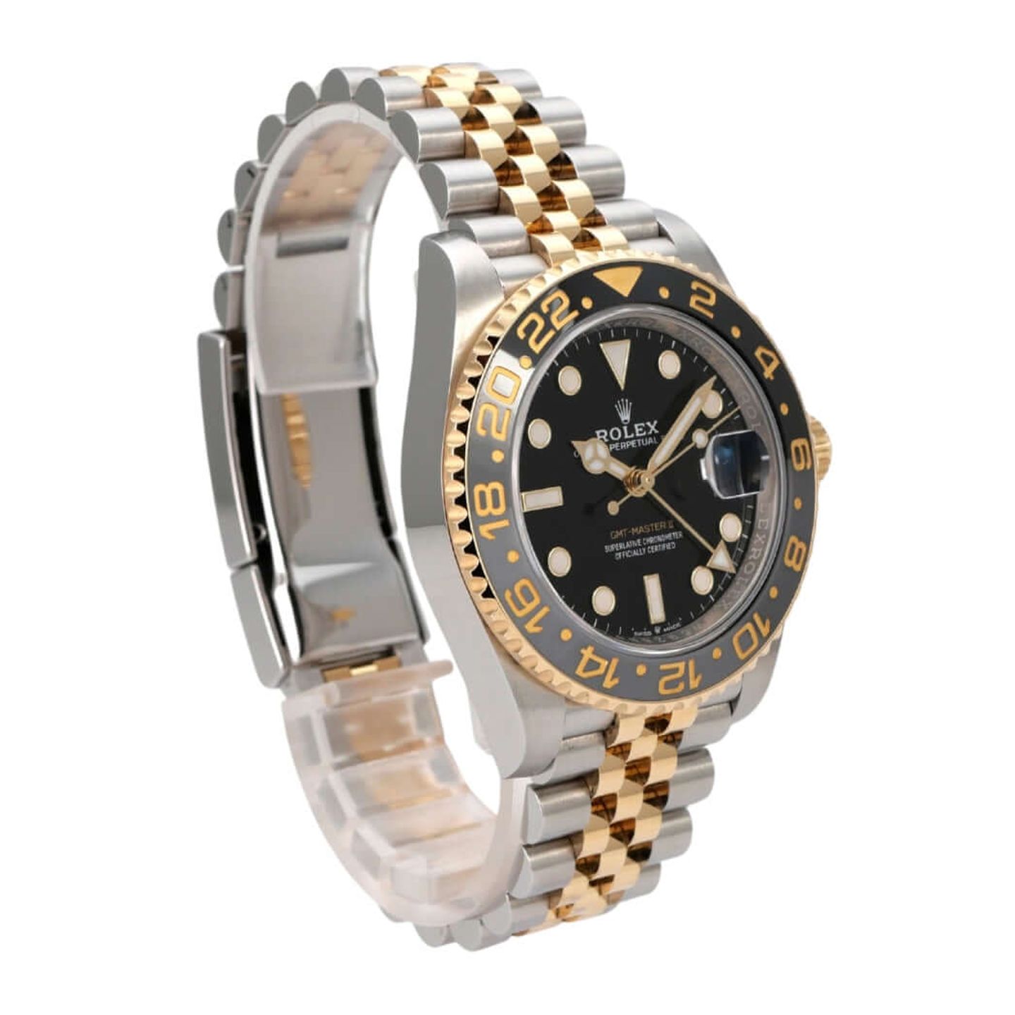 Rolex GMT-Master II 126713GRNR (2024) - Zwart wijzerplaat 40mm Goud/Staal (4/8)