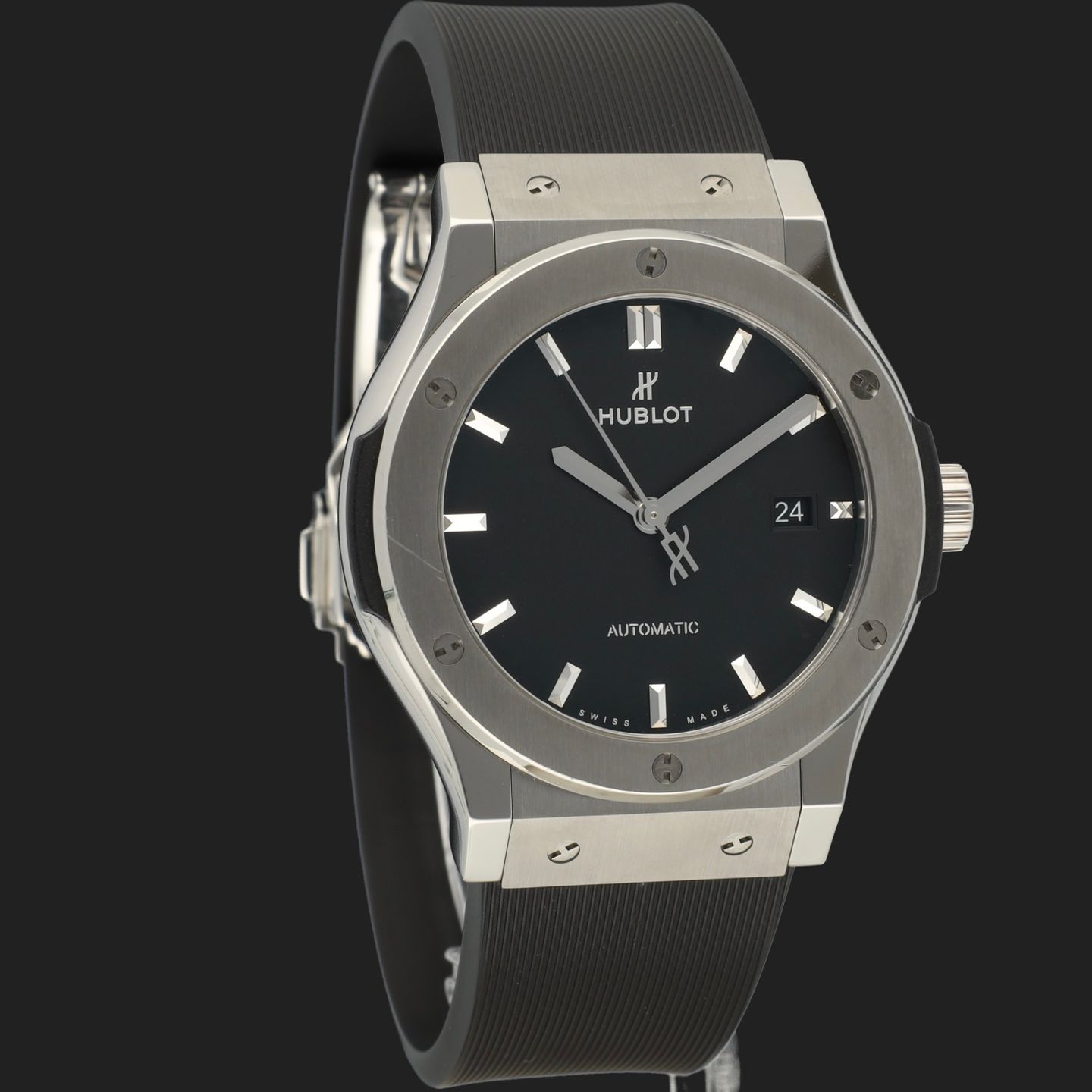 Hublot Classic Fusion 542.NX.1171.RX (Unknown (random serial)) - Black dial 42 mm Titanium case (4/8)