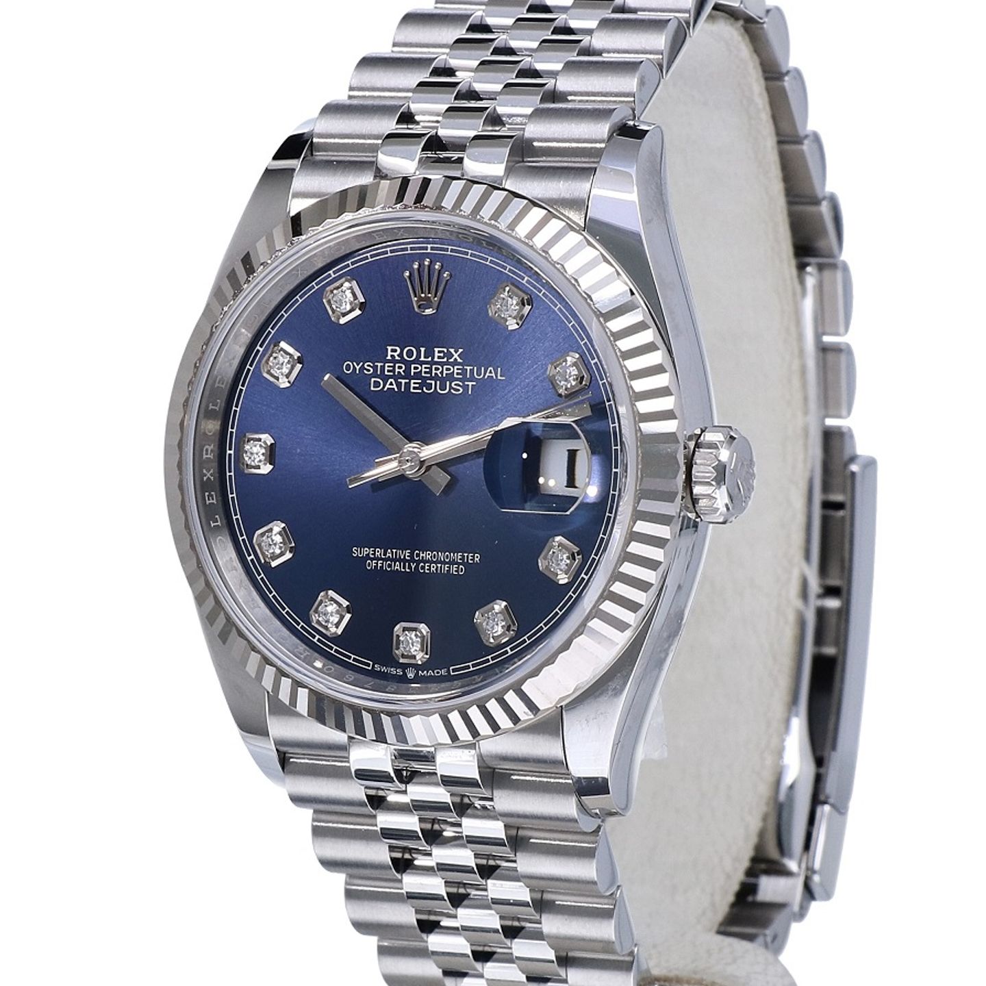 Rolex Datejust 36 126234 (2021) - Blue dial 36 mm Steel case (2/7)