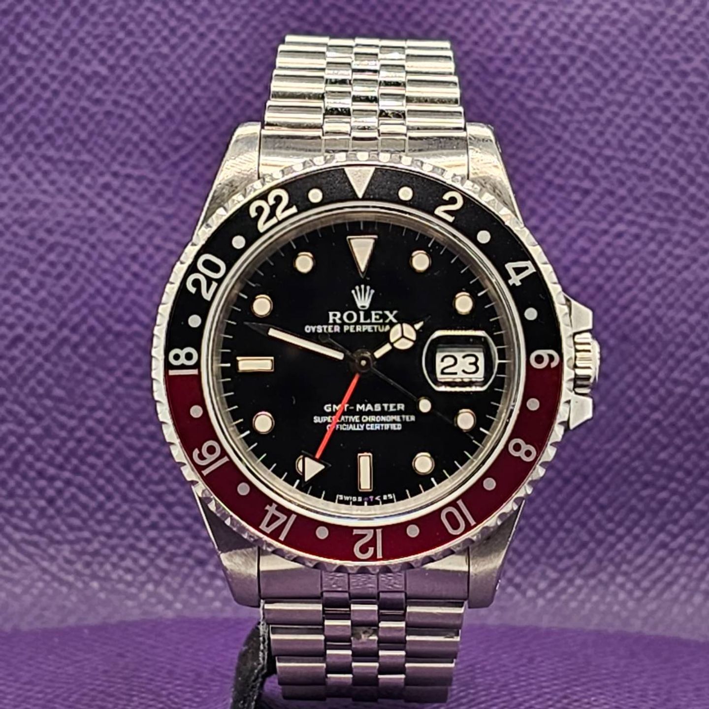 Rolex GMT-Master II 16710 (1991) - Black dial 40 mm Steel case (1/5)