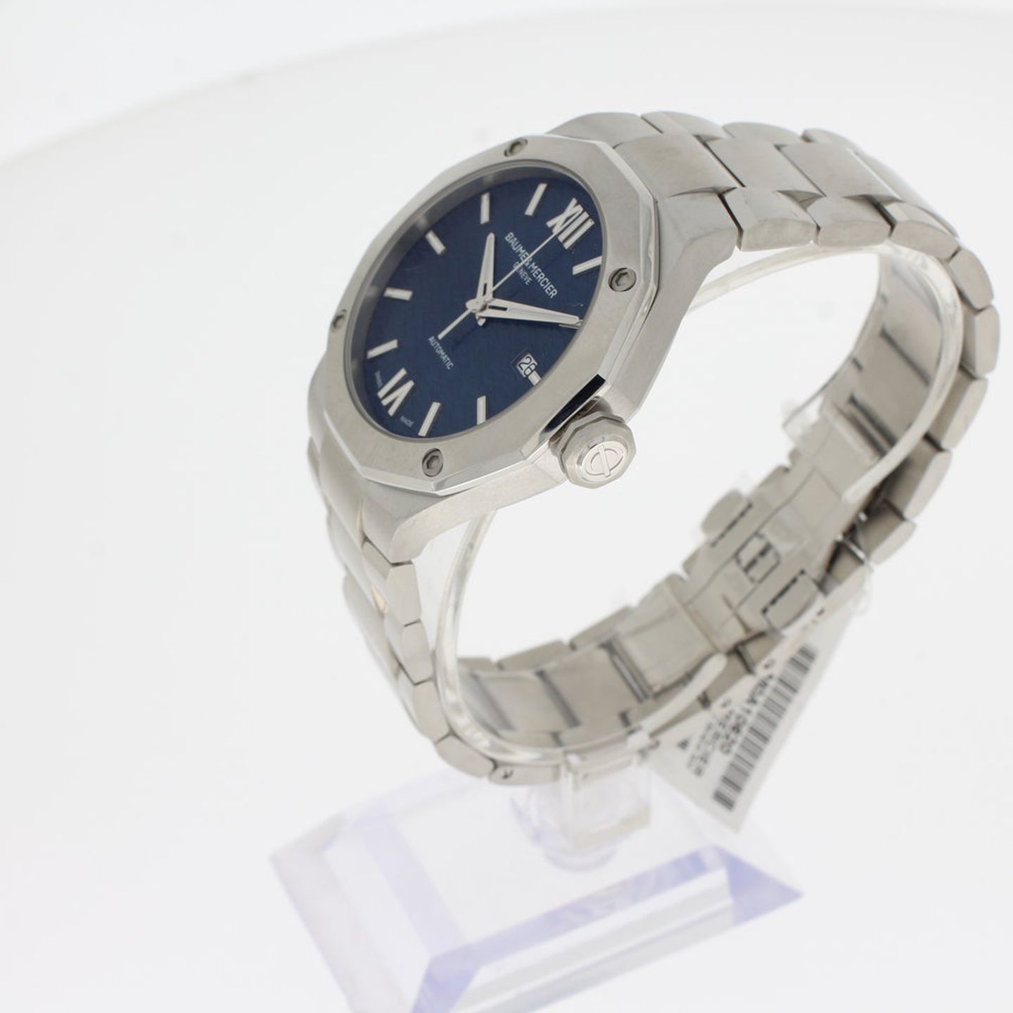 Baume & Mercier Riviera M0A10620 (2024) - Blauw wijzerplaat 42mm Staal (2/5)