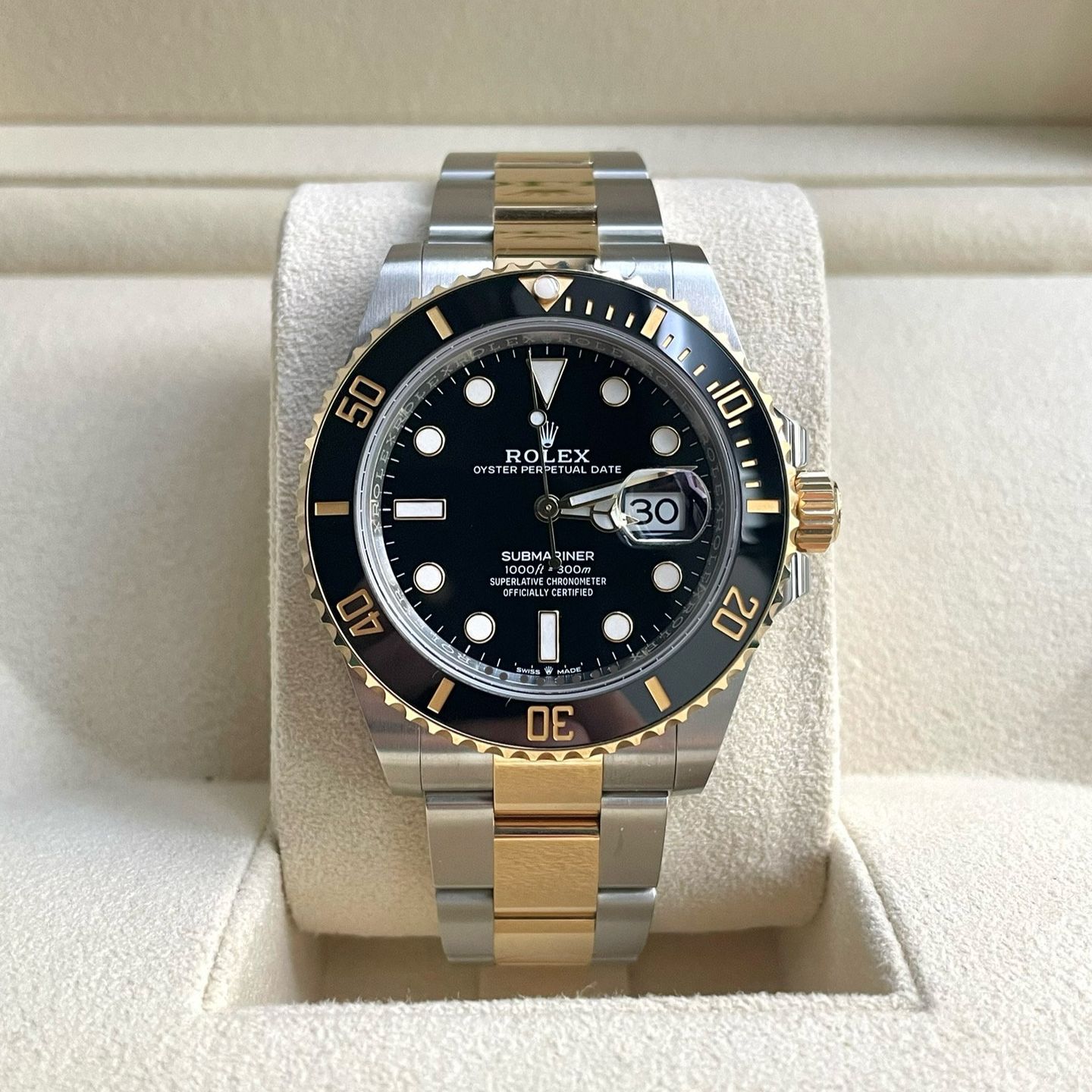 Rolex Submariner Date 126613LN (2023) - Black dial 41 mm Gold/Steel case (1/7)