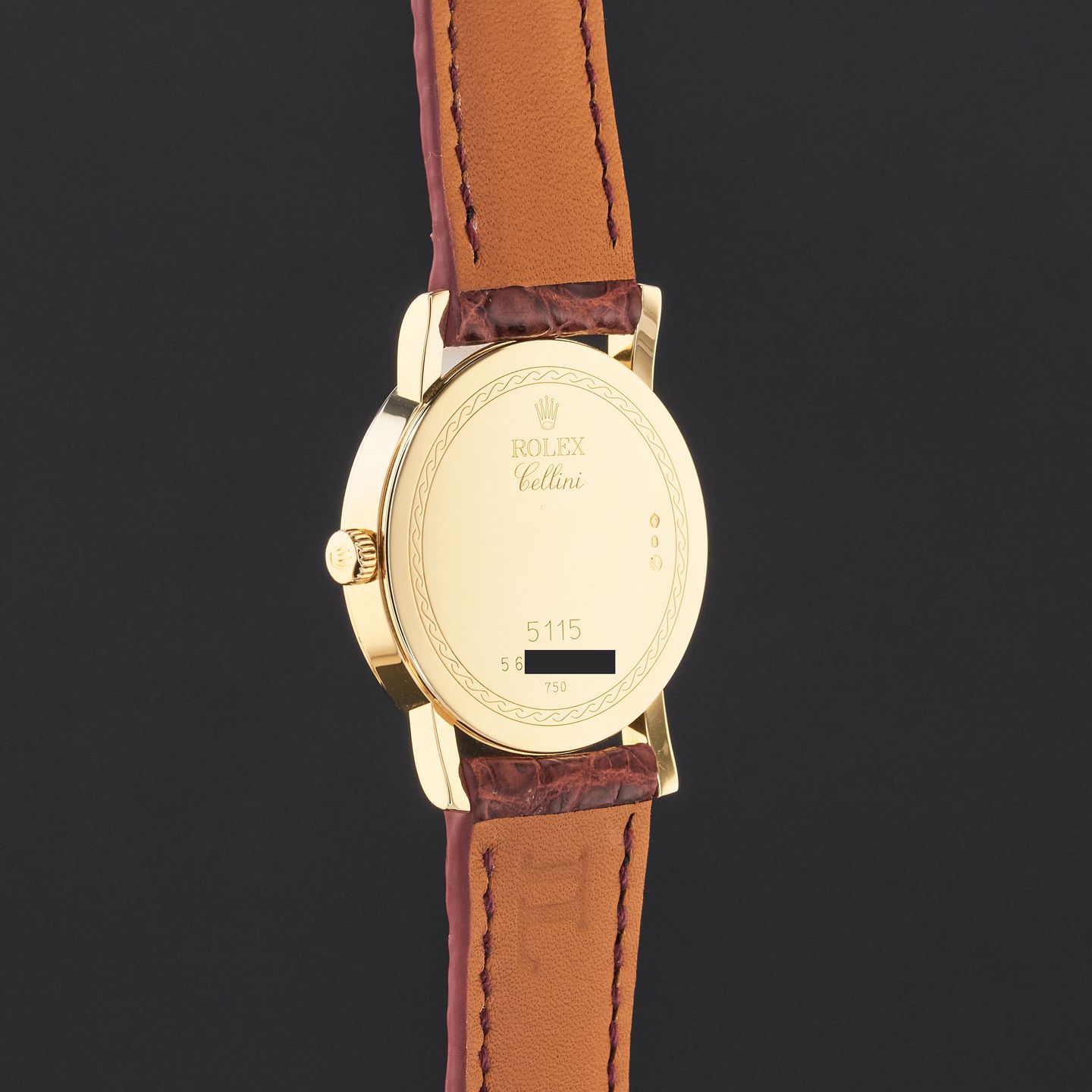 Rolex Cellini Time 5115 (2012) - Silver dial 32 mm Yellow Gold case (7/8)