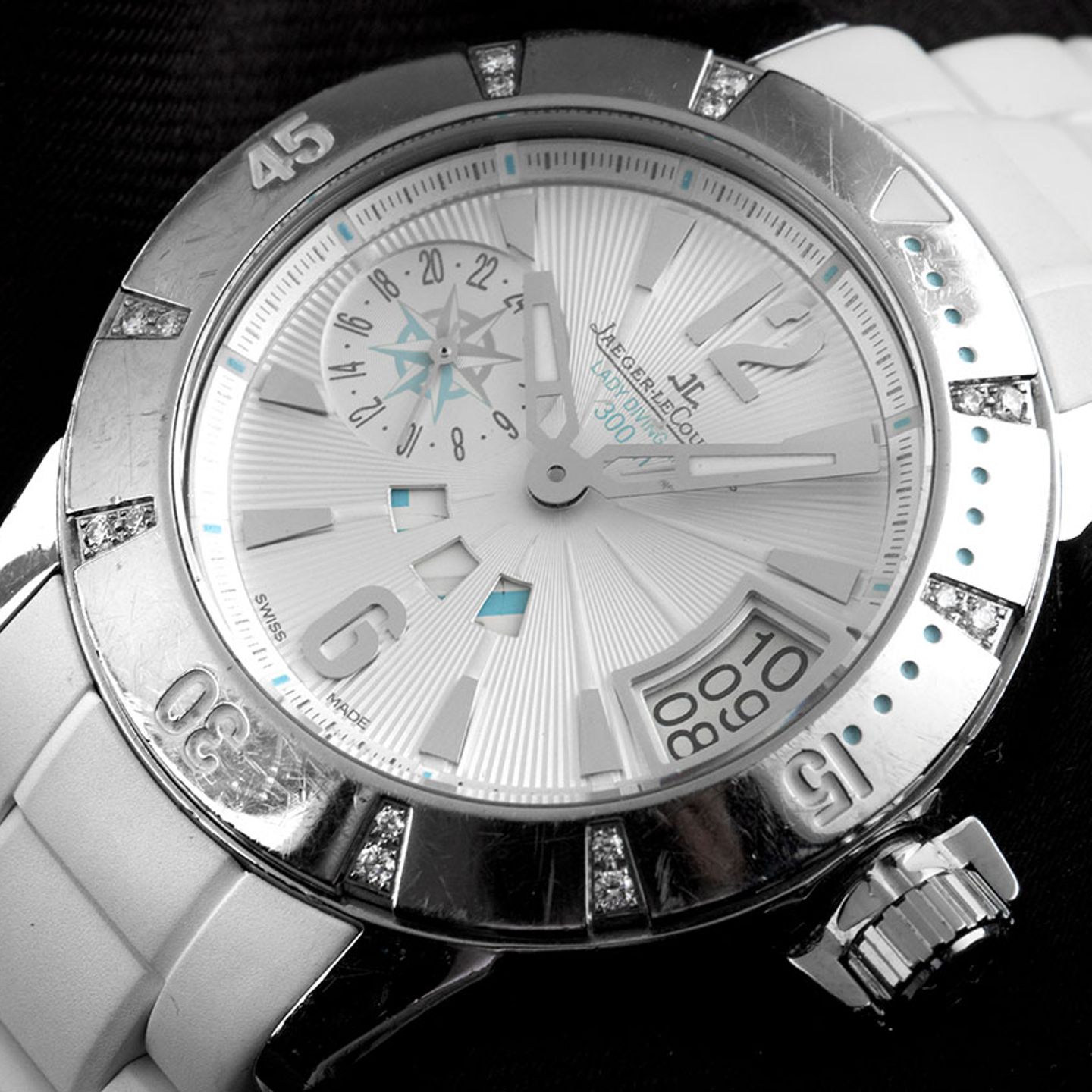 Jaeger-LeCoultre Master Compressor Diving GMT 156.8.61 (2008) - 38mm Staal (3/8)