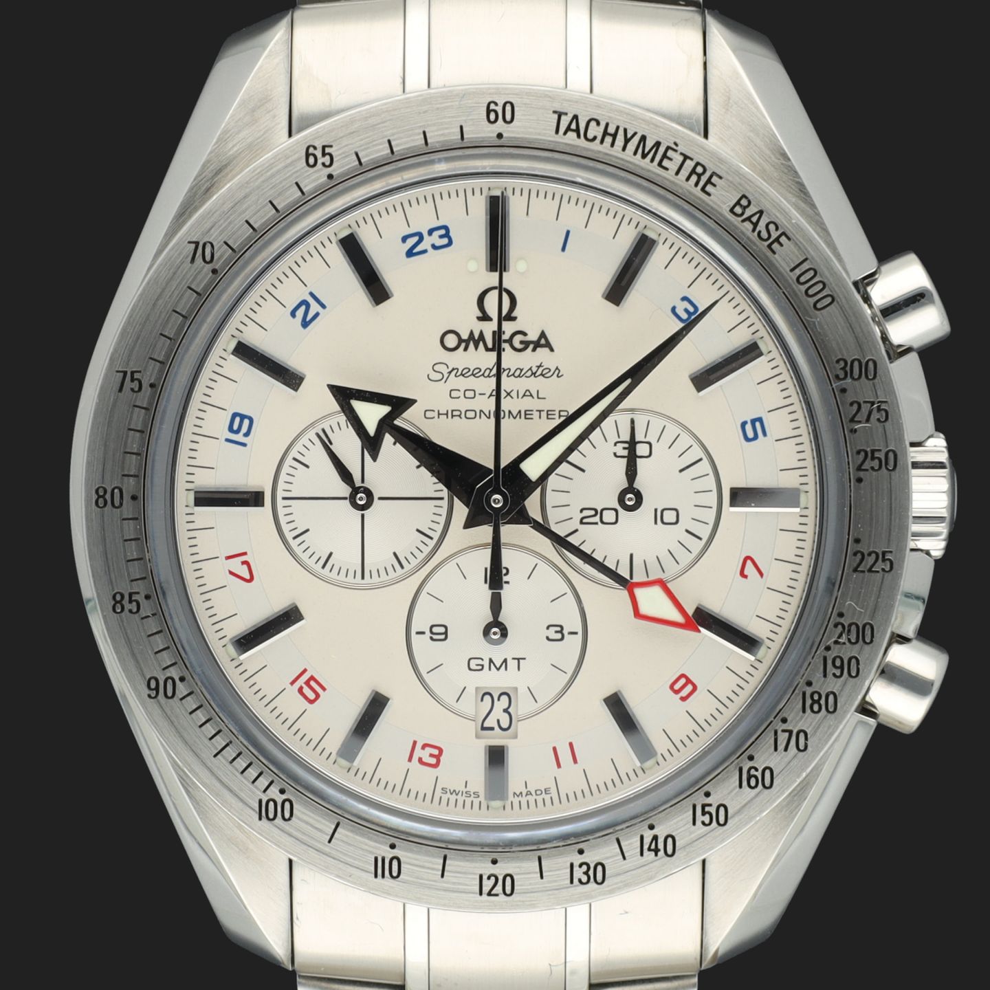 Omega Speedmaster Broad Arrow 3581.30.00 (2011) - White dial 44 mm Steel case (2/8)