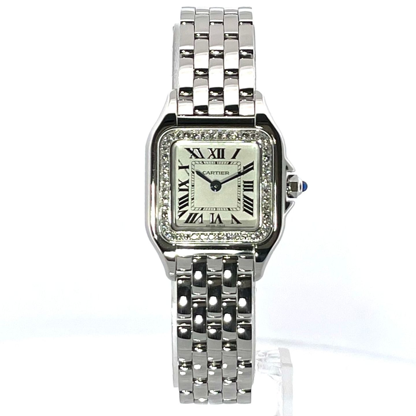 Cartier Panthère W4PN0007 (2024) - Wit wijzerplaat 30mm Staal (1/7)