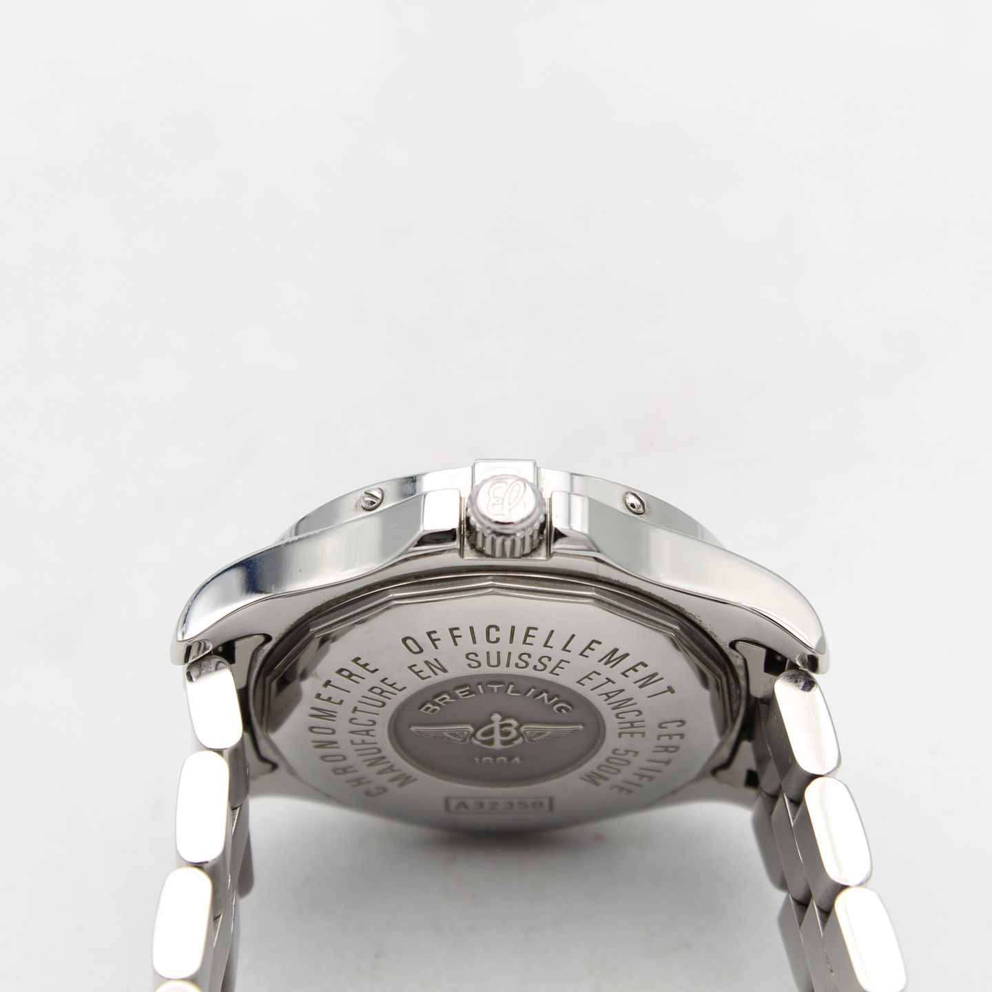 Breitling Colt GMT A32350 (Onbekend (willekeurig serienummer)) - Zilver wijzerplaat 40mm Staal (4/8)