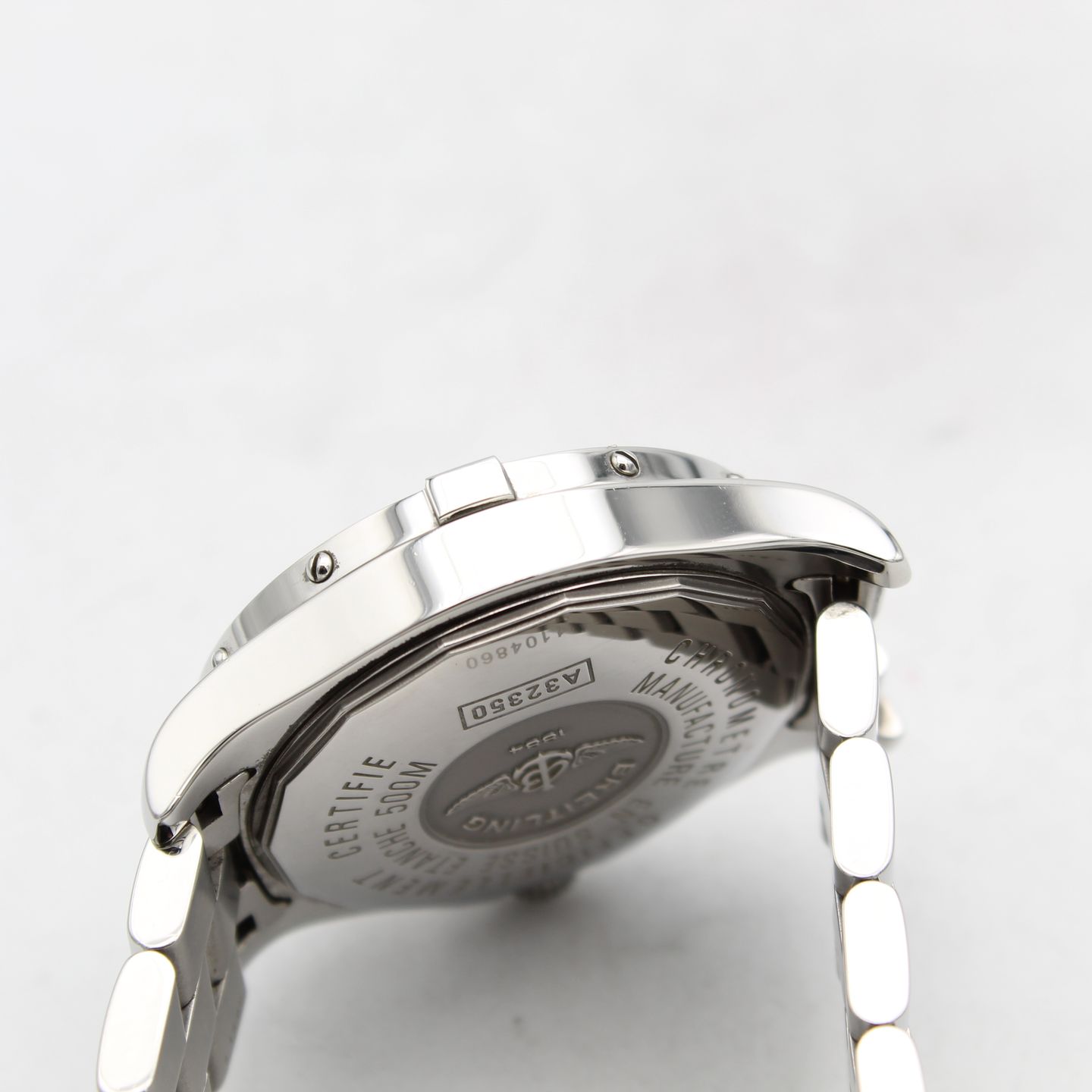 Breitling Colt GMT A32350 (Onbekend (willekeurig serienummer)) - Zilver wijzerplaat 40mm Staal (5/8)