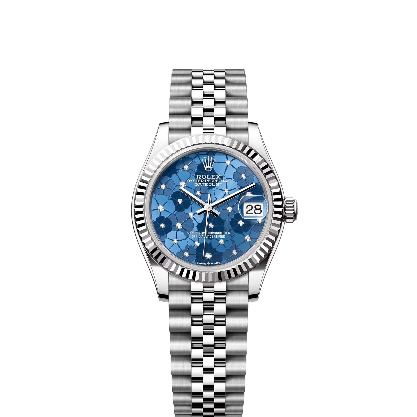 Rolex Datejust 31 278274 (Unknown (random serial)) - Blue dial 31 mm Steel case (1/8)