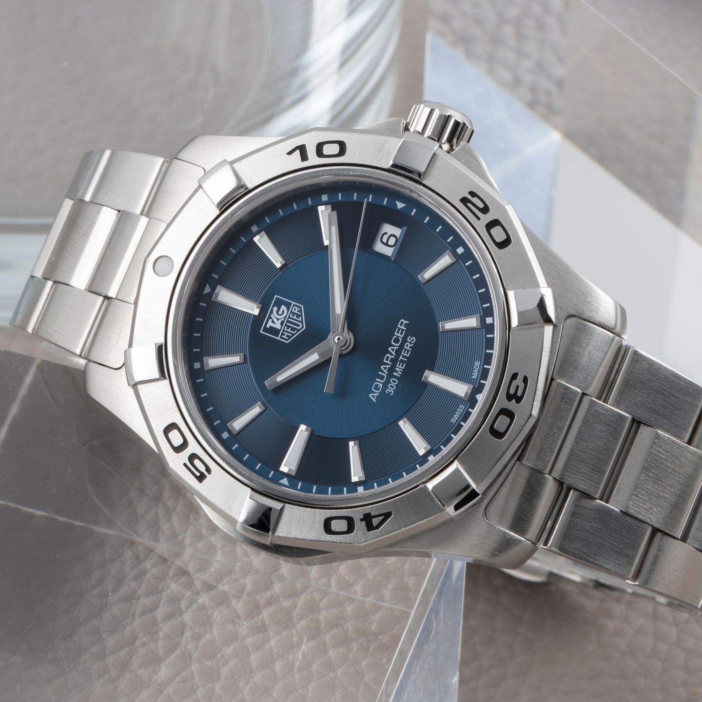 TAG Heuer Aquaracer 300M WAP1112 (2016) - 39 mm Steel case (2/8)