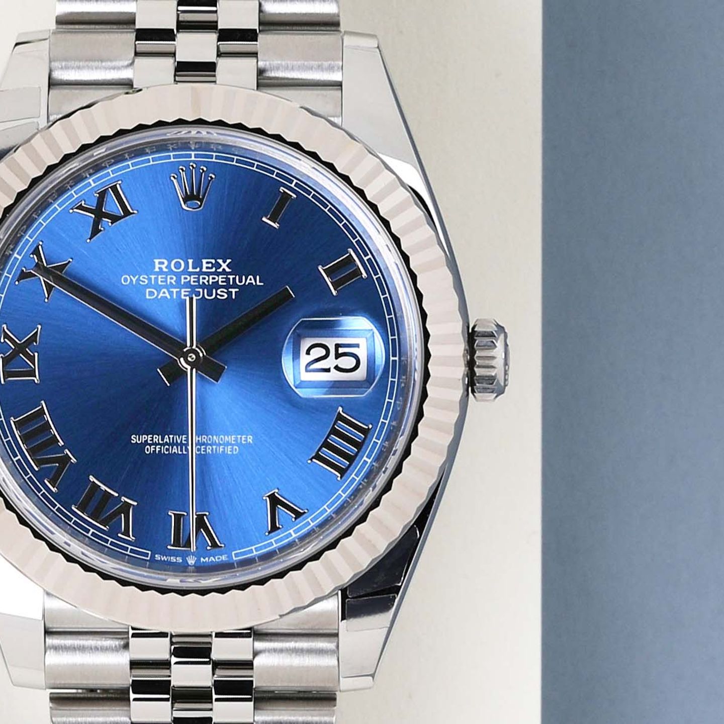 Rolex Datejust 41 126334 (2024) - Blauw wijzerplaat 41mm Staal (5/8)