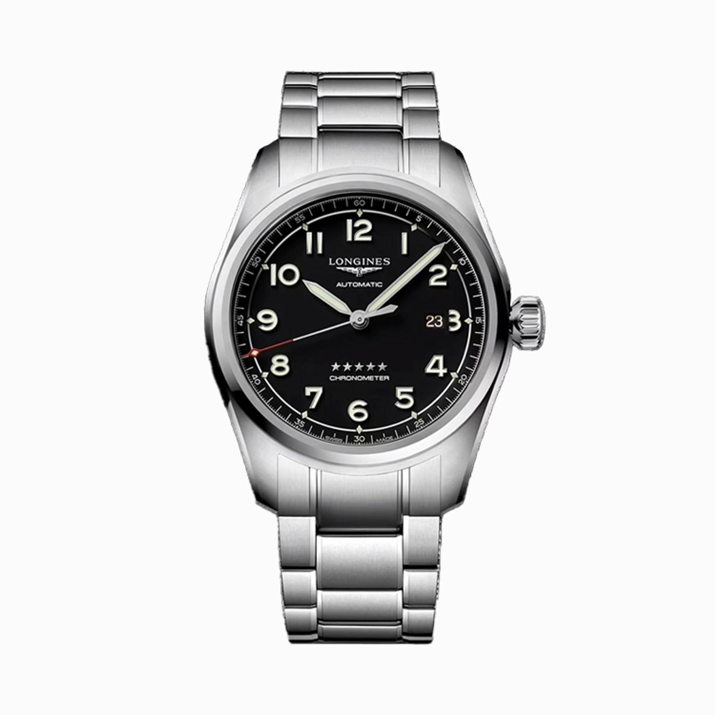 Longines Spirit L3.811.4.53.6 (2025) - Black dial 42 mm Steel case (1/1)