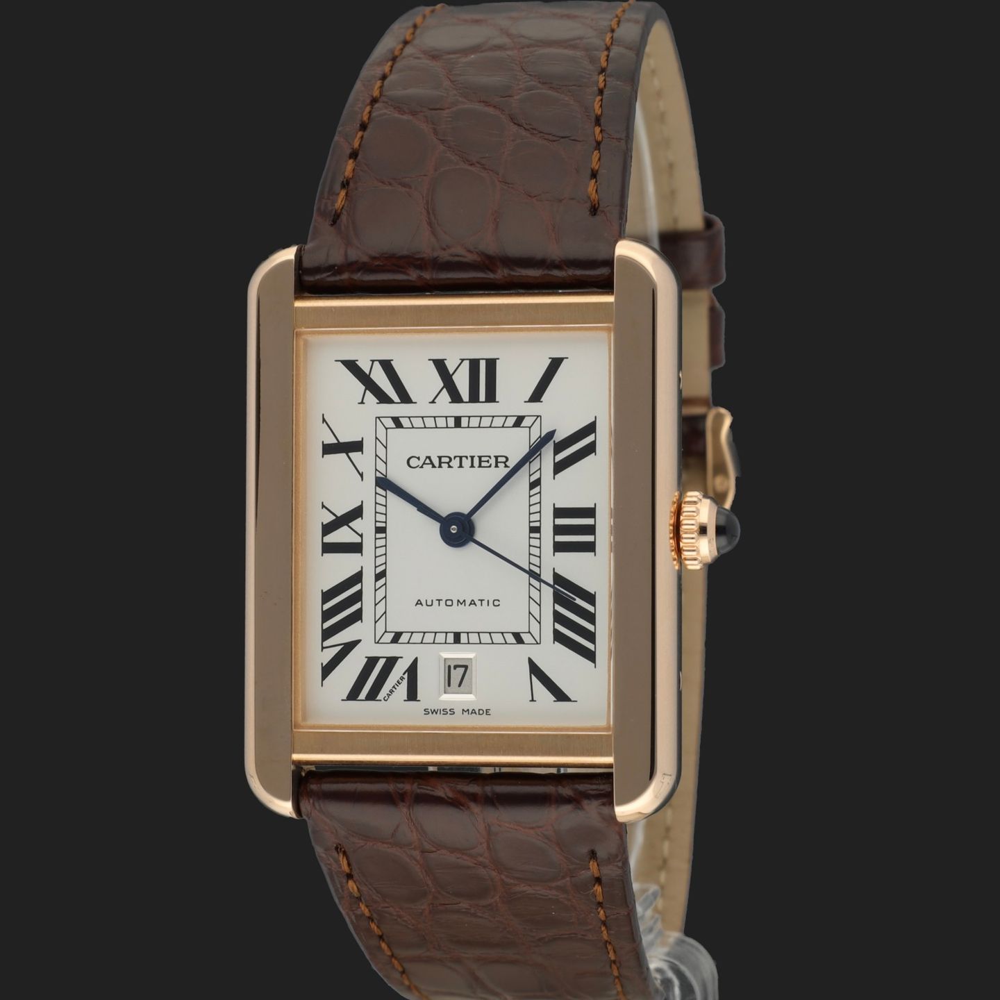 Cartier Tank Solo W5200026 (Unknown (random serial)) - Silver dial 31 mm Steel case (1/8)