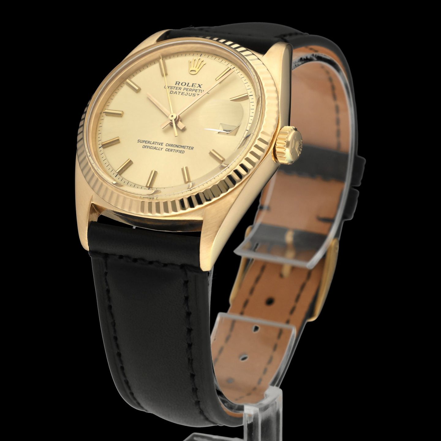 Rolex Datejust 1601 (1969) - Champagne dial 36 mm Steel case (4/8)
