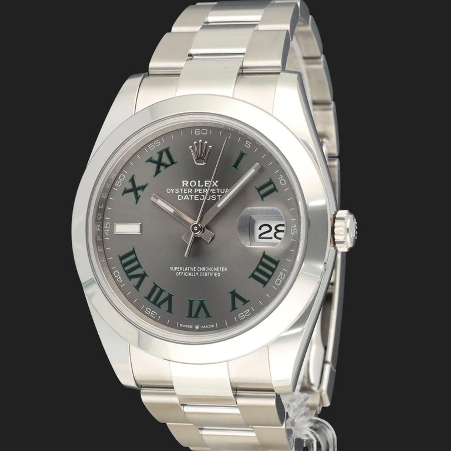 Rolex Datejust 41 126300 (2025) - Grijs wijzerplaat 41mm Staal (1/8)