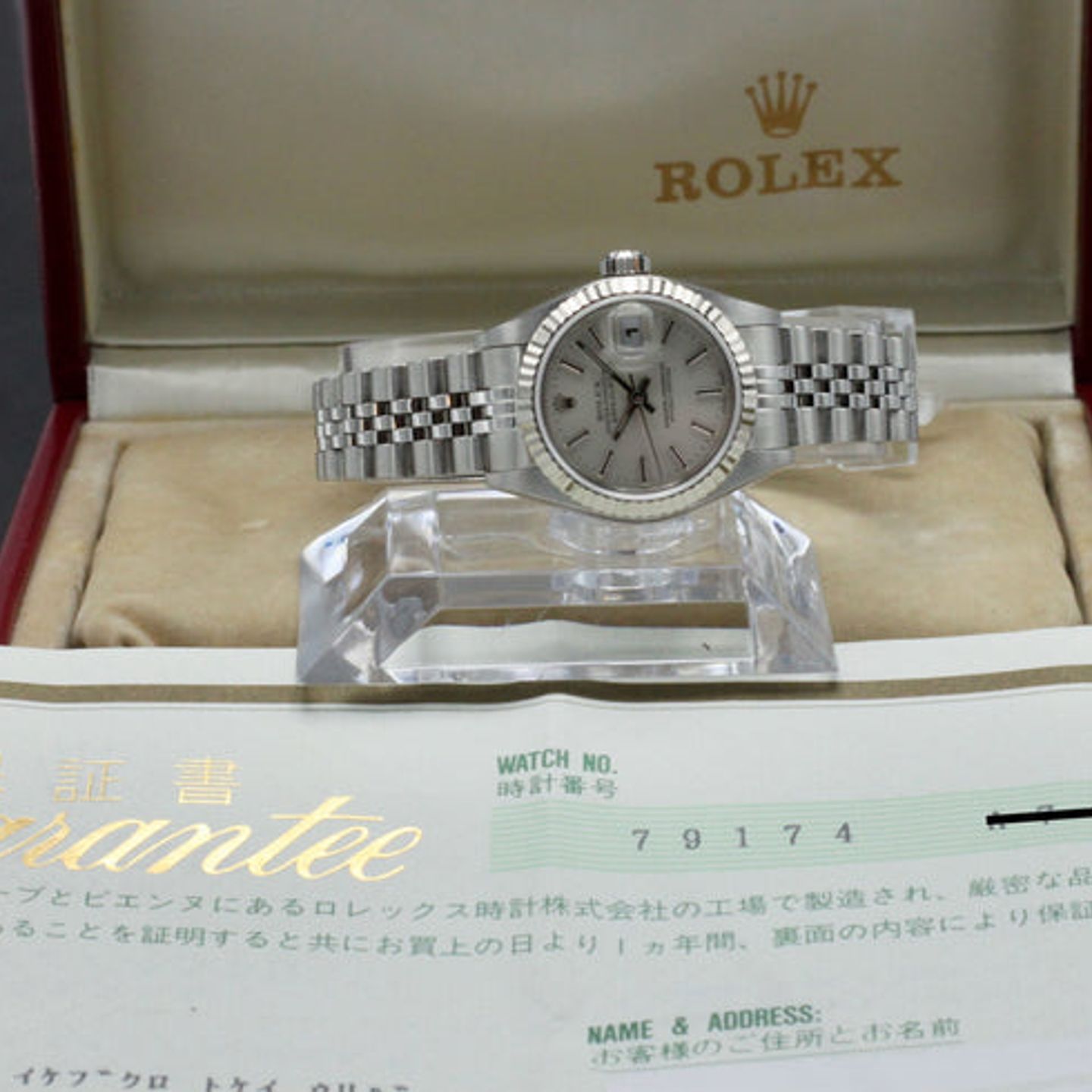 Rolex Lady-Datejust 79174 (2000) - Zilver wijzerplaat 26mm Staal (3/7)