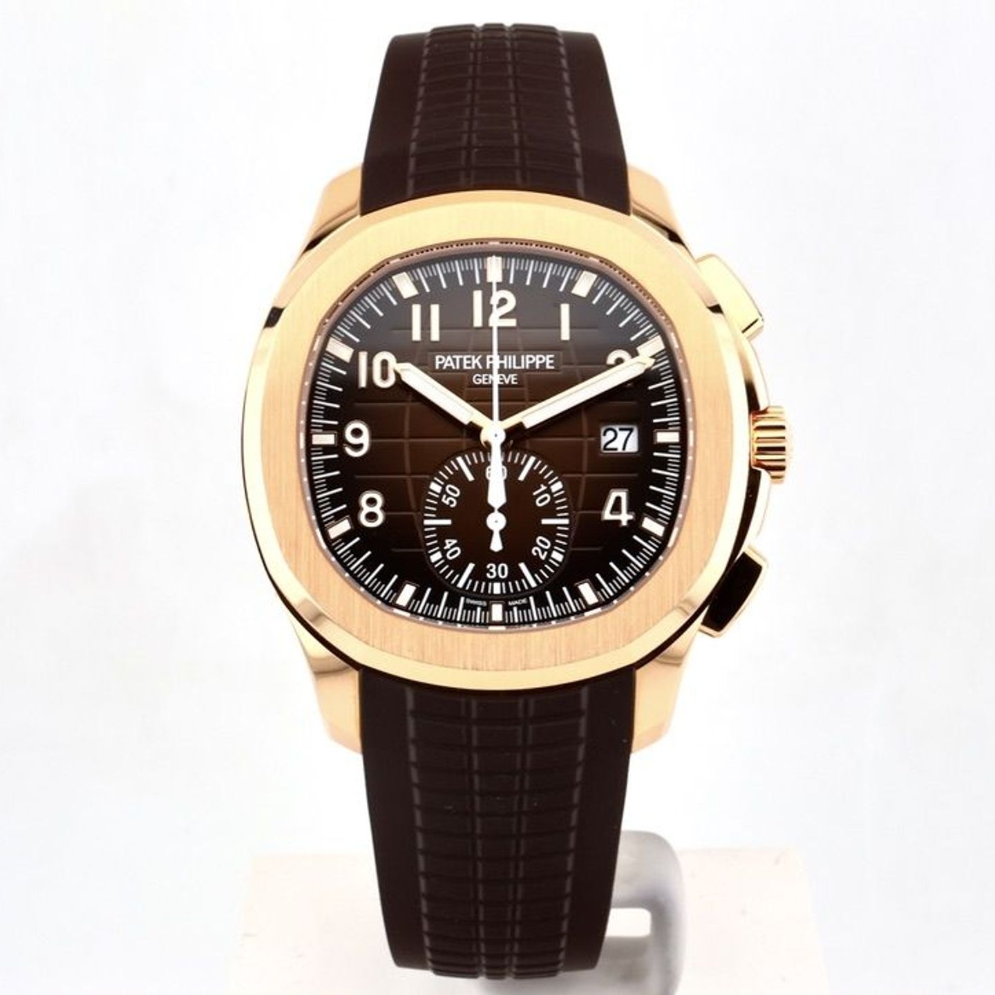 Patek Philippe Aquanaut 5968R-001 (2025) - Brown dial 42 mm Rose Gold case (1/3)