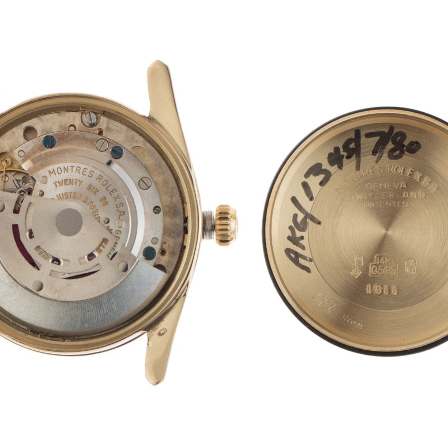 Rolex Oyster Perpetual 1011 (1965) - Zilver wijzerplaat 34mm Geelgoud (8/8)