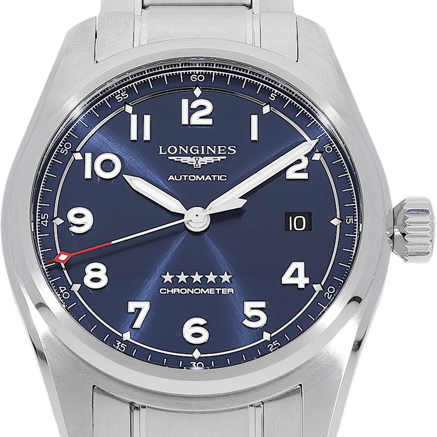 Longines Spirit L3.810.4.93.9 (2023) - Blue dial 40 mm Steel case (1/5)