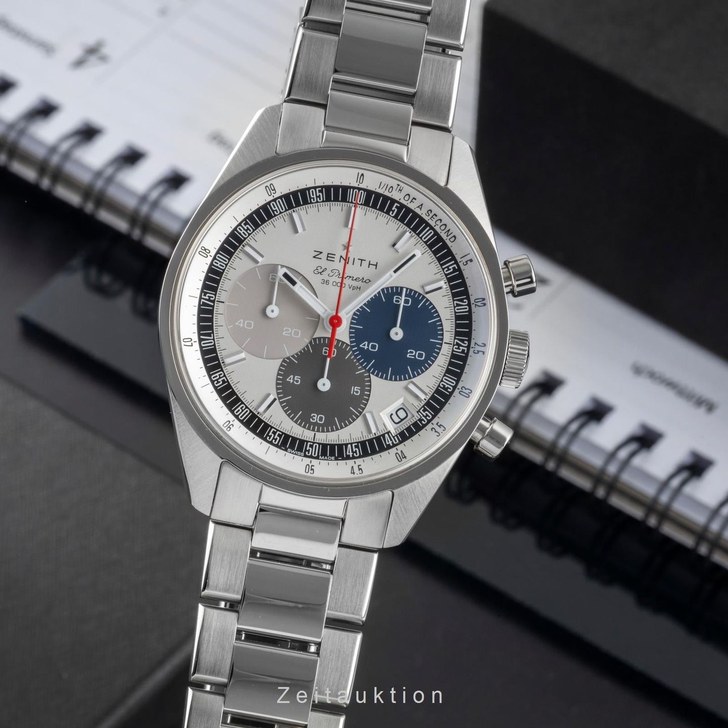 Zenith El Primero Chronomaster 03.3200.3600/69.M3200 (2021) - White dial 38 mm Steel case (1/8)
