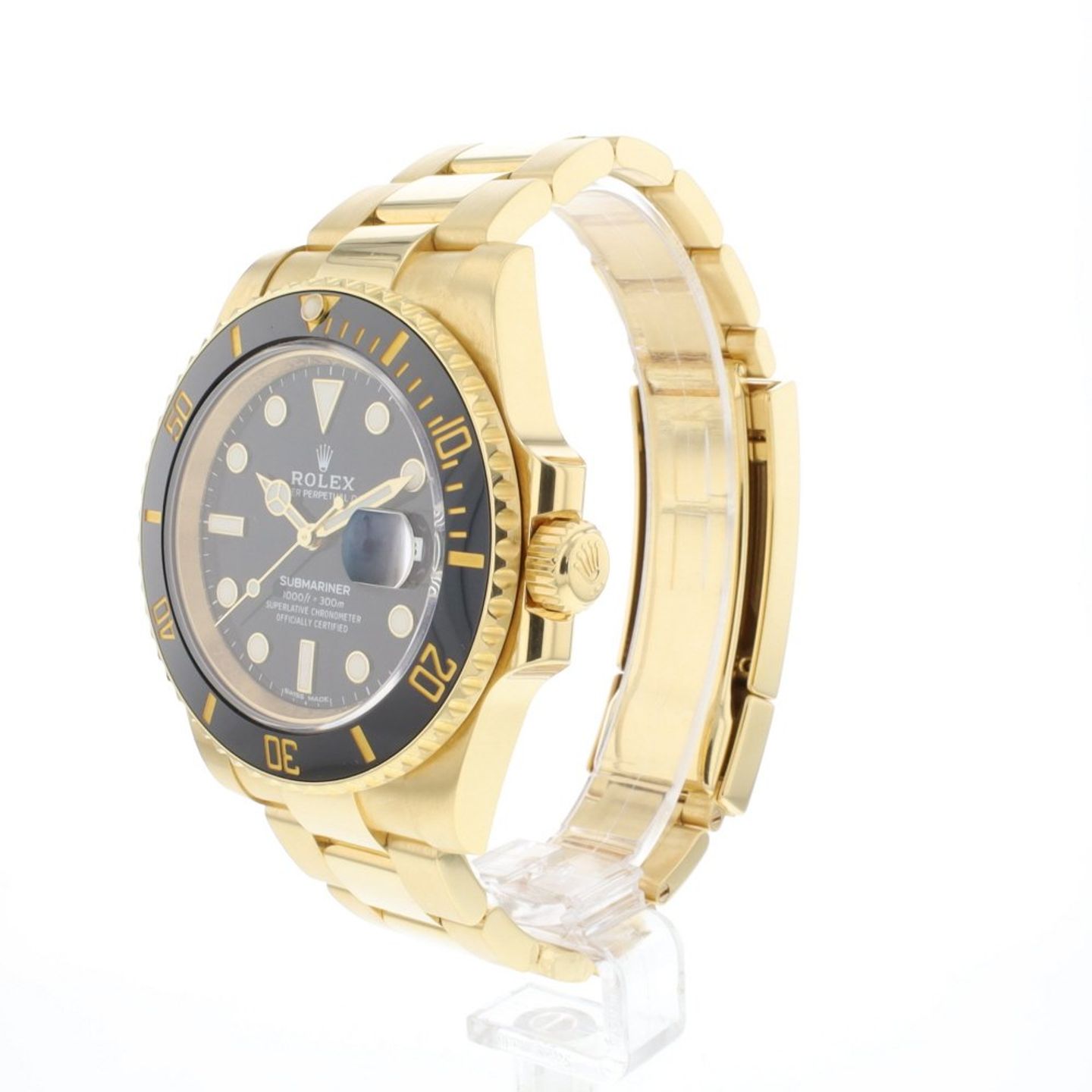 Rolex Submariner Date 116618LN (2019) - 40 mm Yellow Gold case (2/6)