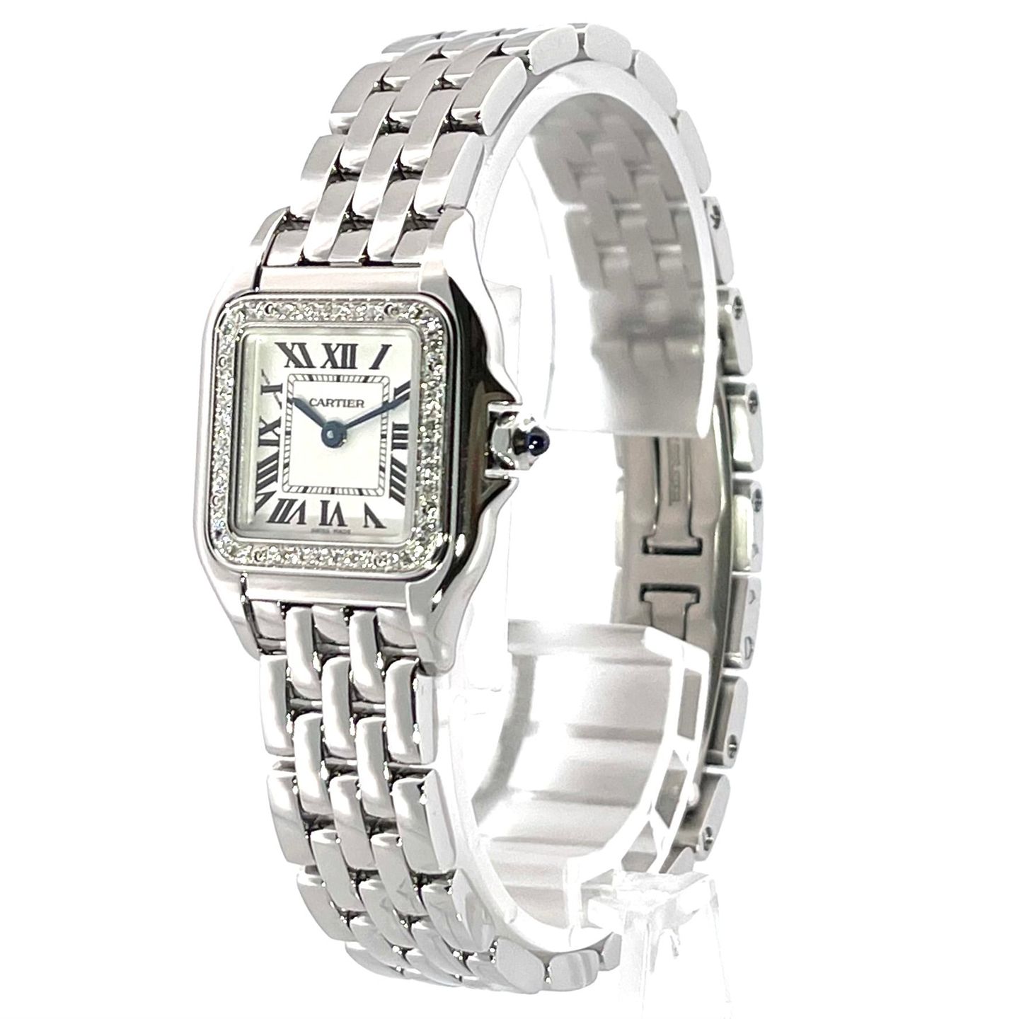 Cartier Panthère W4PN0007 (2024) - Wit wijzerplaat 30mm Staal (2/7)