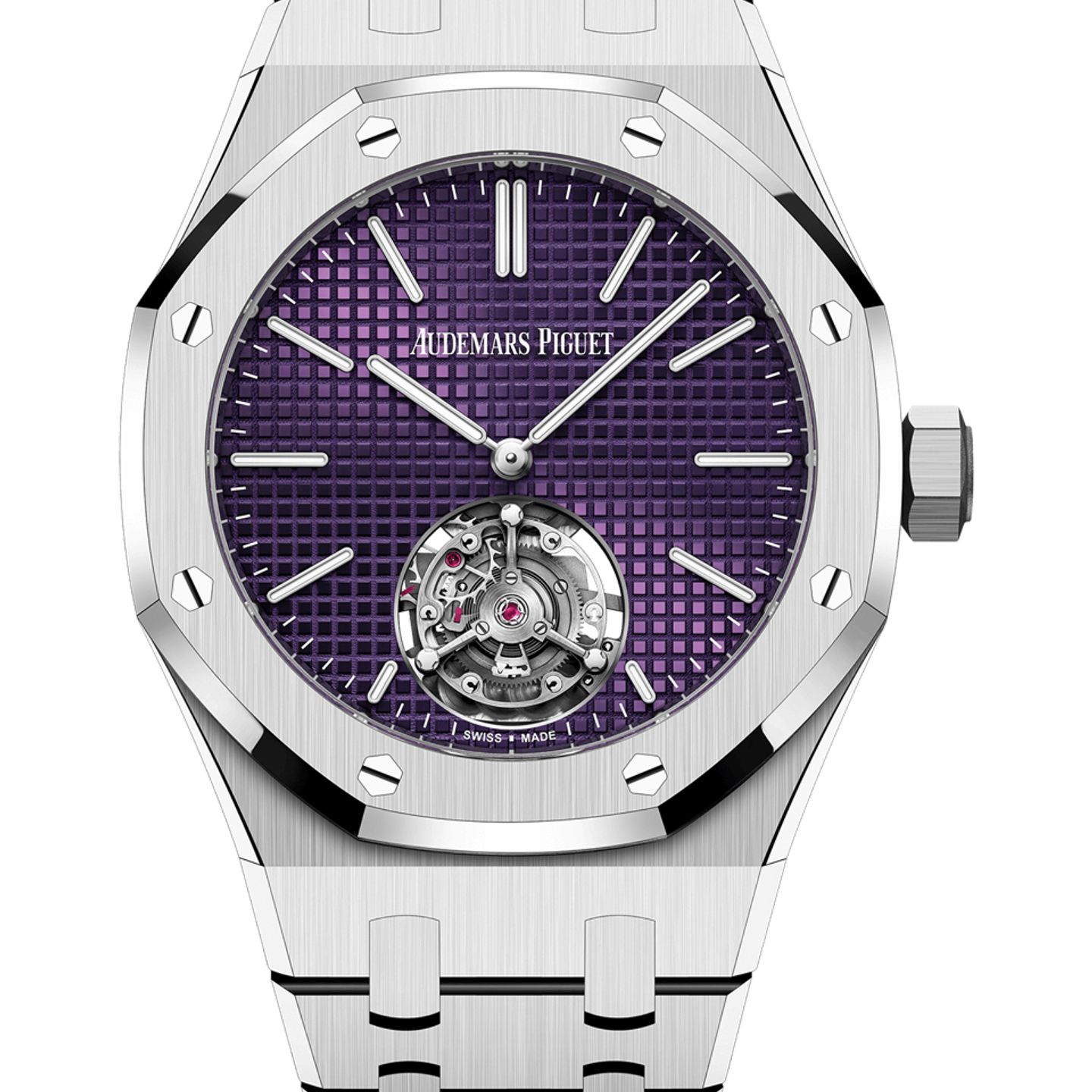 Audemars Piguet Royal Oak Tourbillon 26660ST.OO.1356ST.02 (2025) - Purple dial 37 mm Steel case (1/1)