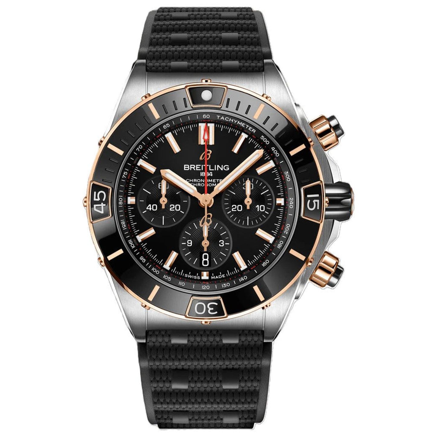 Breitling Chronomat UB0136251B1S1 (2026) - Zwart wijzerplaat 44mm Goud/Staal (1/1)