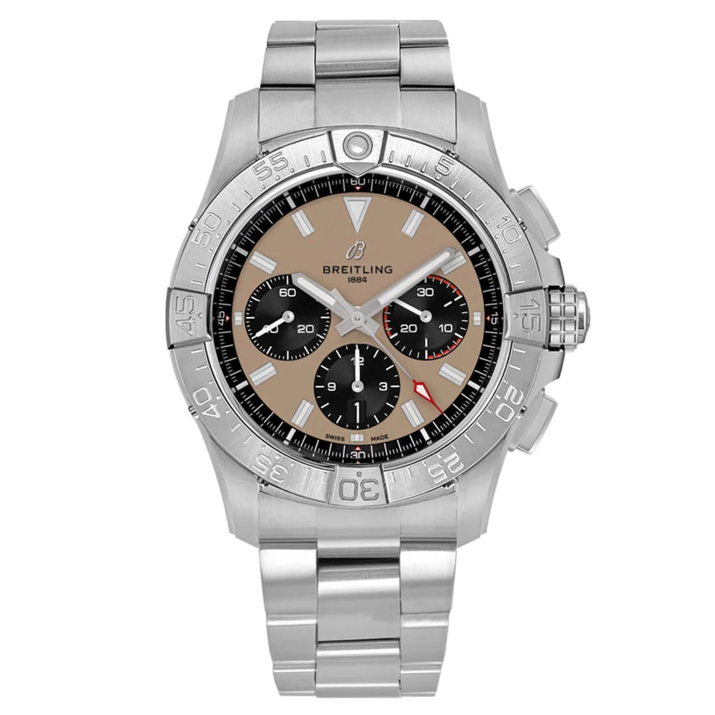 Breitling Avenger AB0147101A1A1 (2024) - Roze wijzerplaat 44mm Staal (3/3)