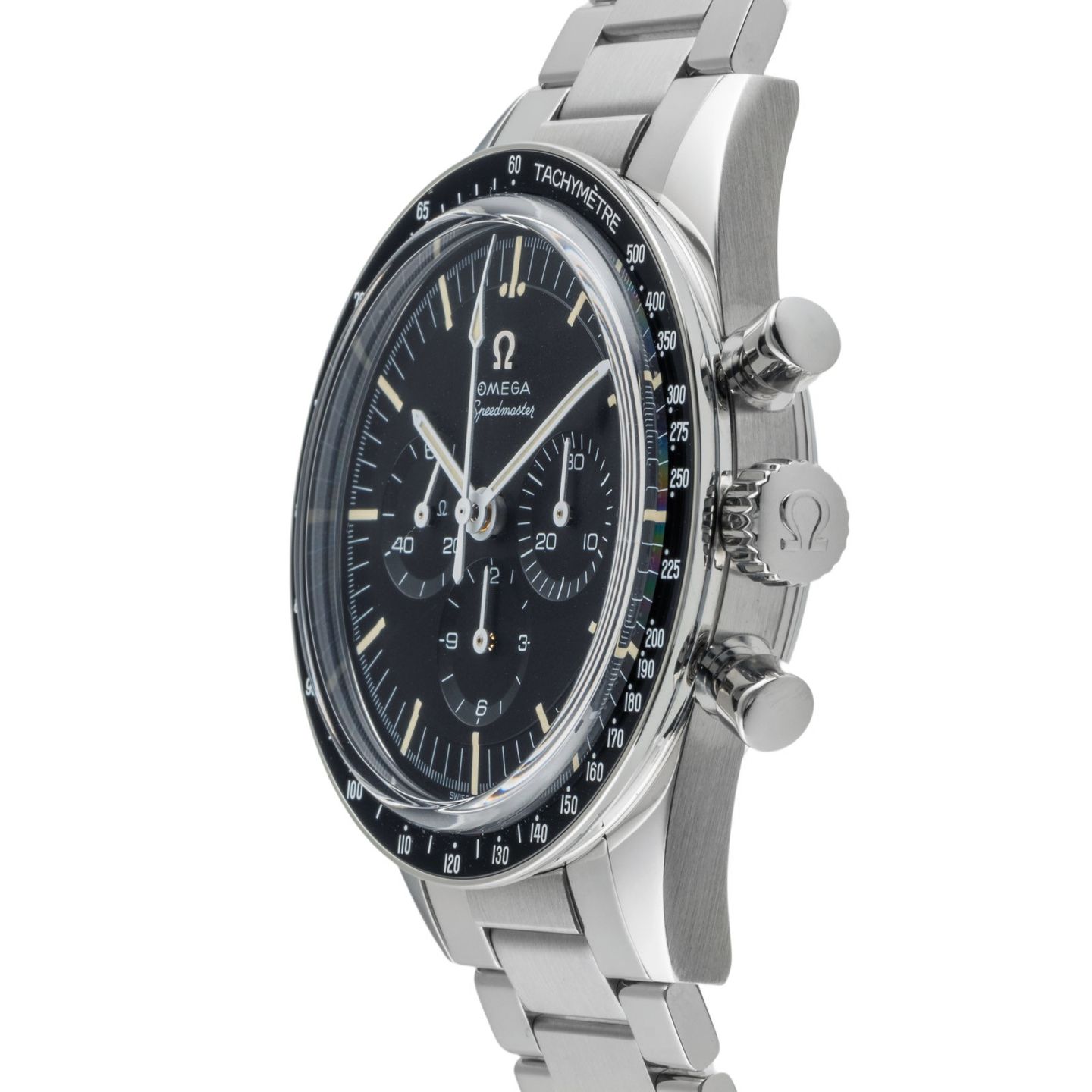 Omega Speedmaster Professional Moonwatch 311.30.40.30.01.001 (Onbekend (willekeurig serienummer)) - Zwart wijzerplaat 40mm Staal (6/8)