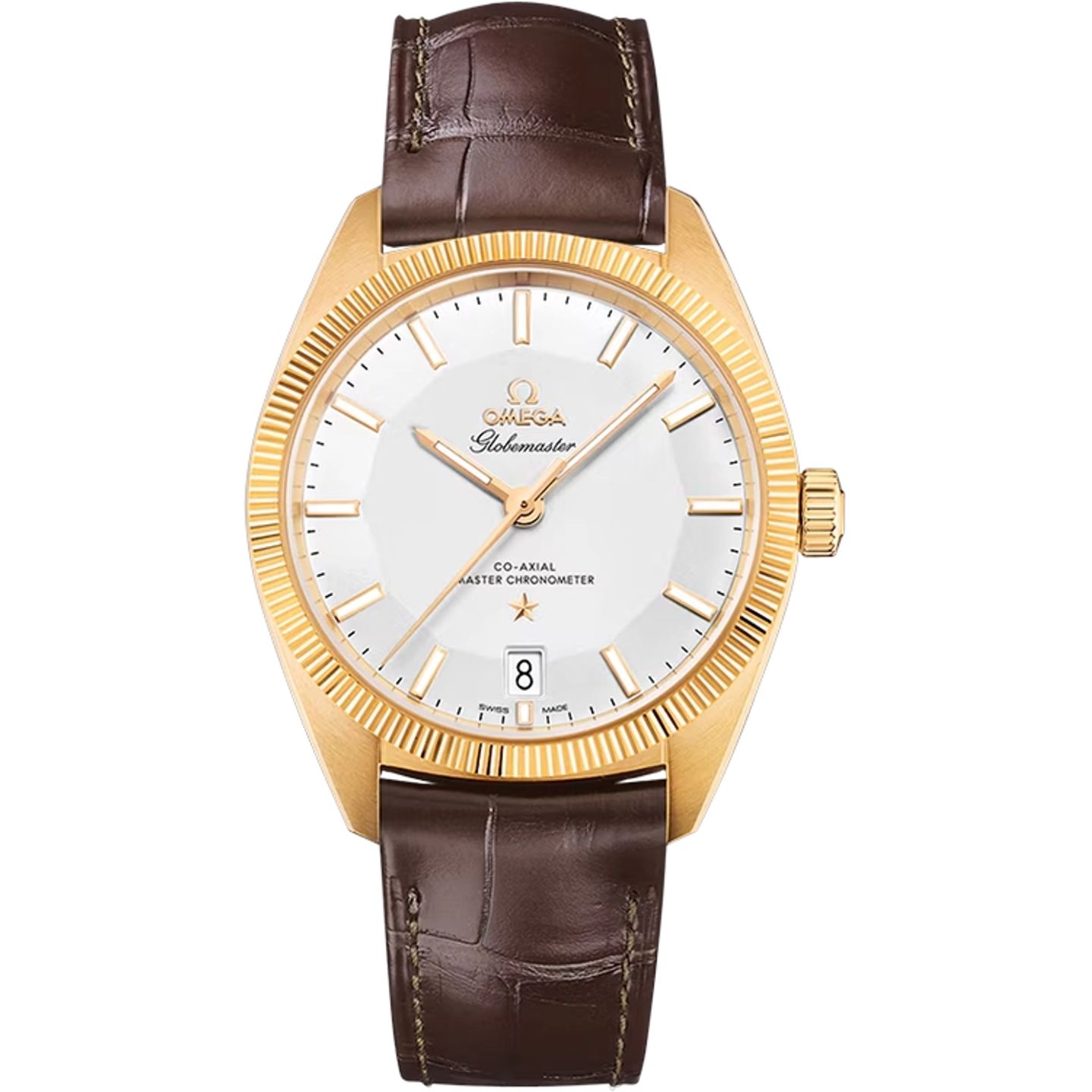 Omega Globemaster 130.53.39.21.02.002 (2025) - Silver dial 39 mm Yellow Gold case (1/1)