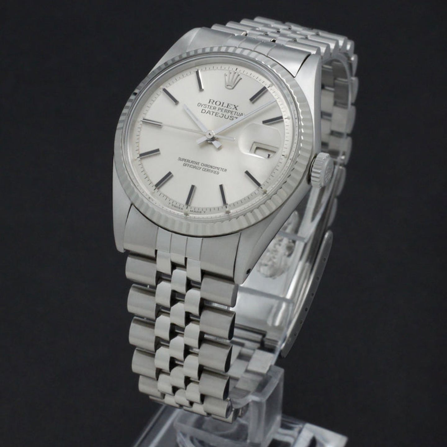 Rolex Datejust 1601 (1970) - Silver dial 36 mm Steel case (2/7)