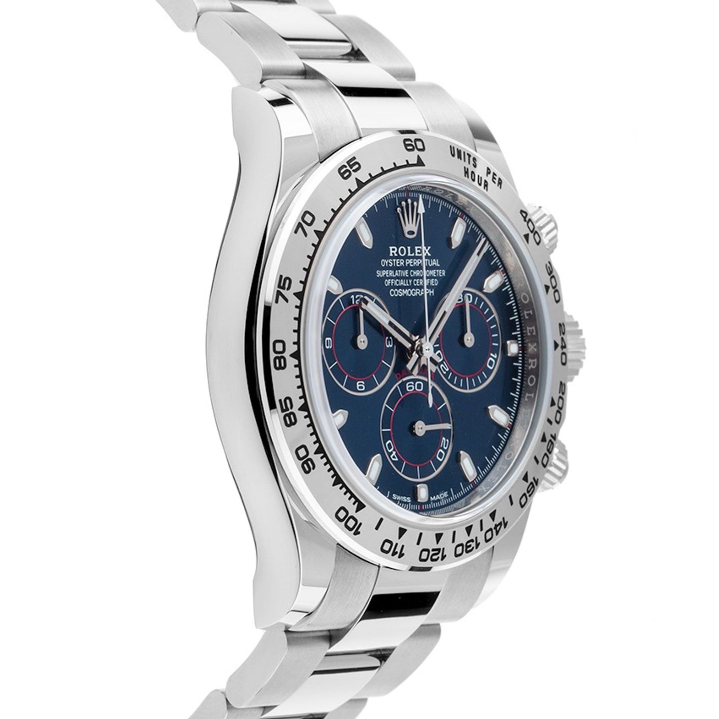 Rolex Daytona 116509 (2022) - Blue dial 40 mm White Gold case (5/8)