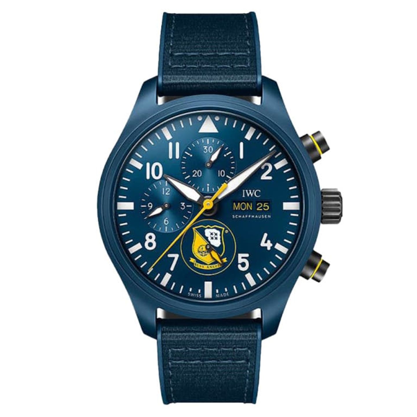 IWC Pilot Chronograph IW389109 (2024) - Blauw wijzerplaat 45mm Keramiek (1/1)