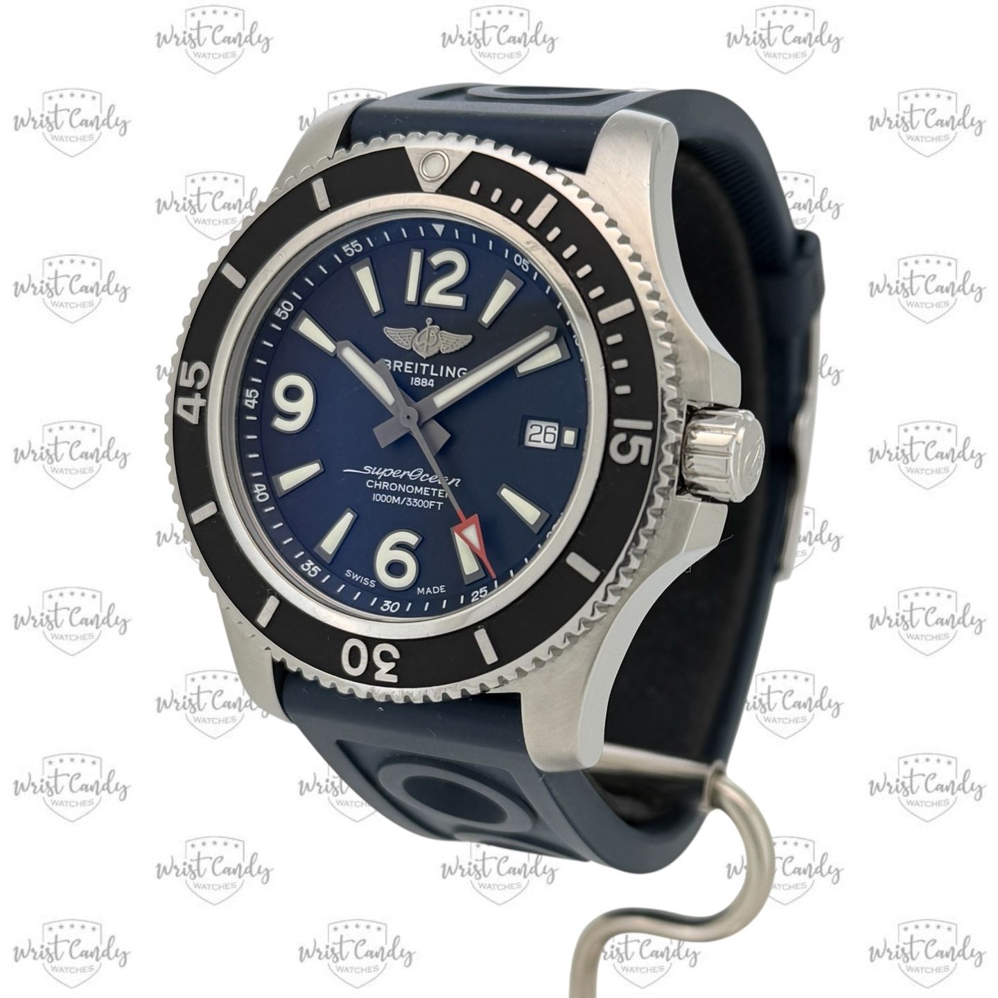 Breitling Superocean 44 A17367D71B1A1 (2019) - Zwart wijzerplaat 44mm Staal (2/8)
