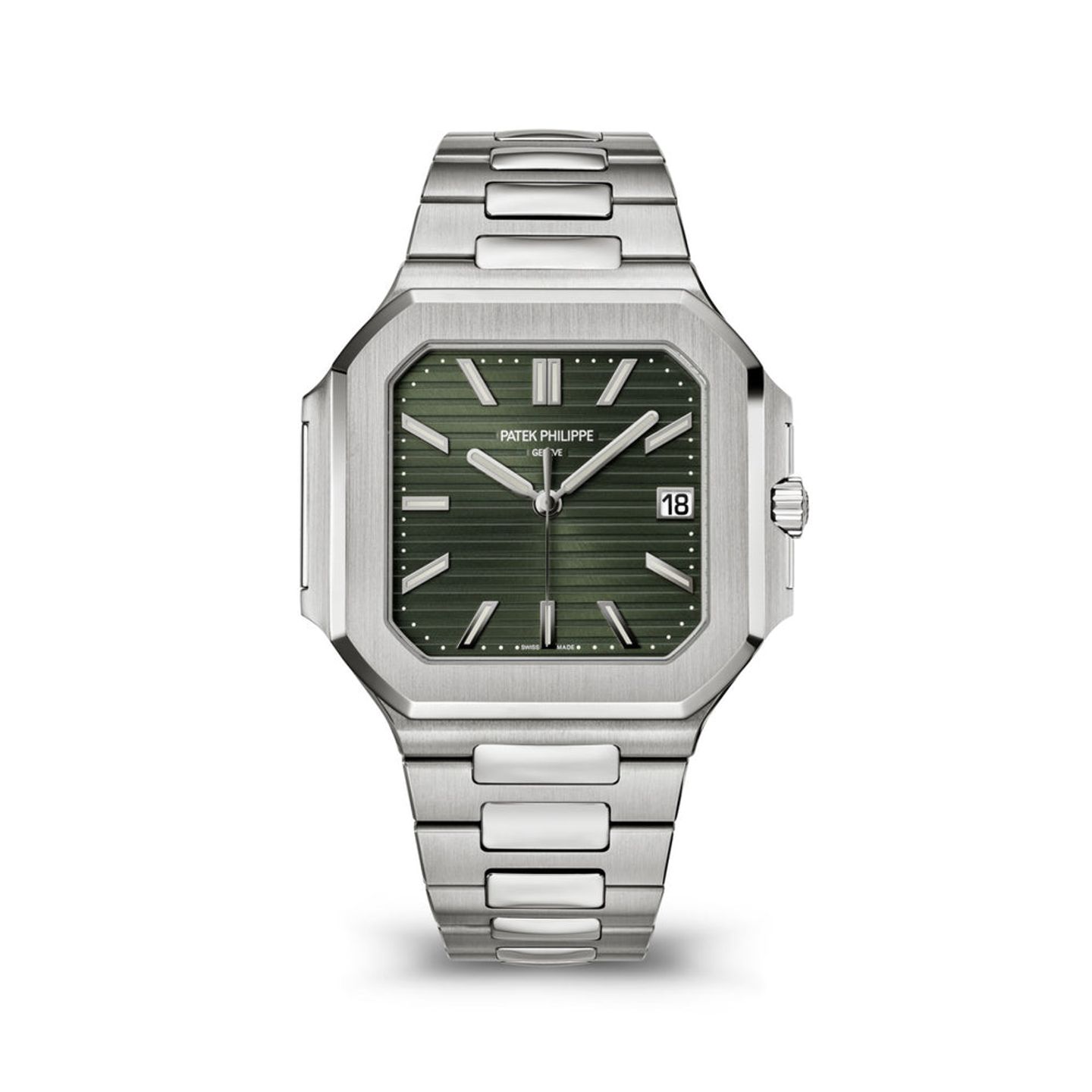 Patek Philippe Cubitus 5821/1A-001 (2025) - Green dial 45 mm Steel case (1/1)