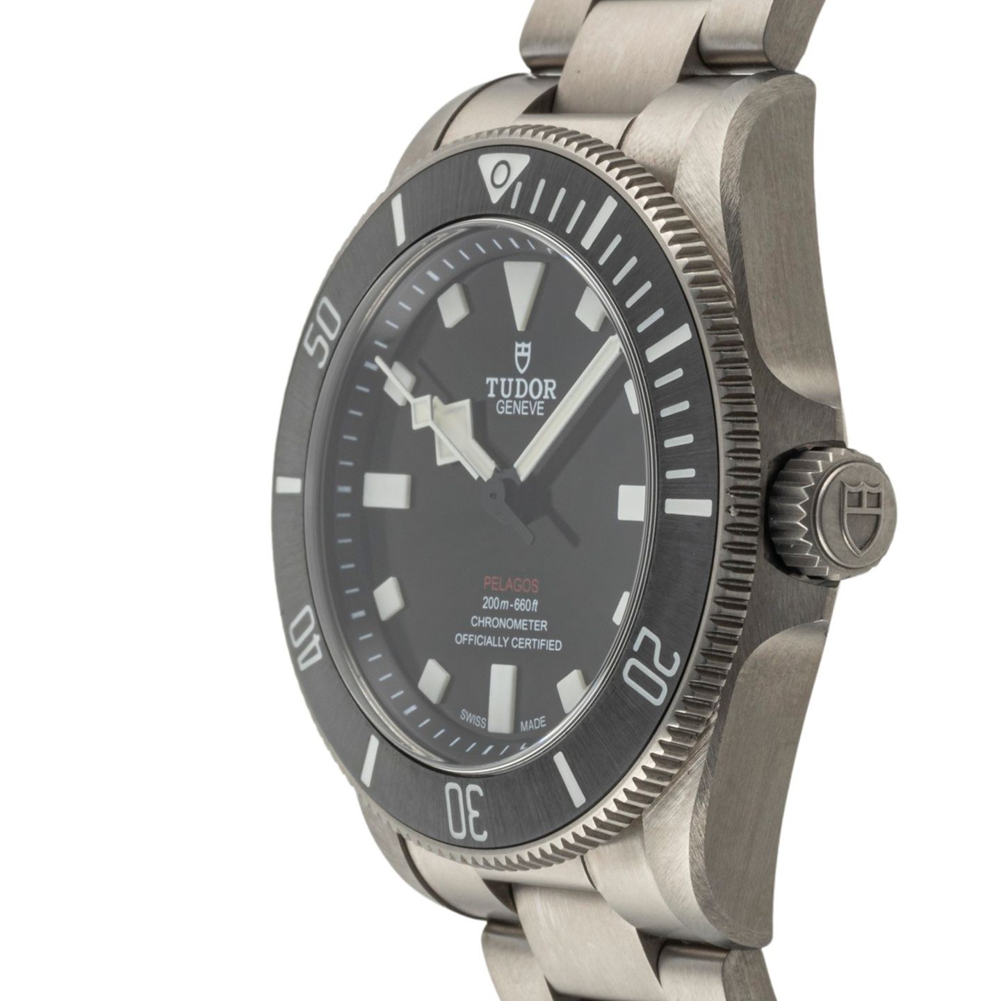 Tudor Pelagos 25407N (Onbekend (willekeurig serienummer)) - Zwart wijzerplaat 39mm Titanium (6/8)