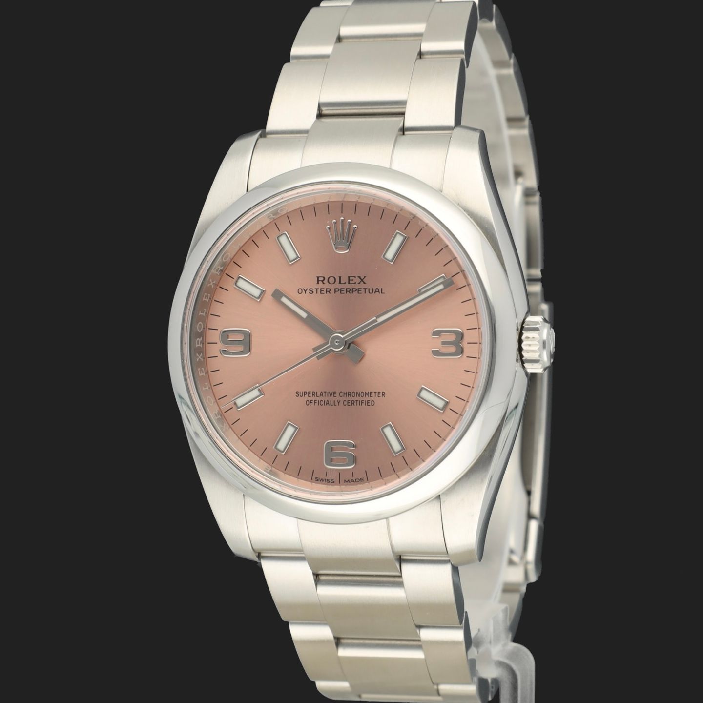 Rolex Oyster Perpetual 34 114200 (2017) - 34mm Staal (1/8)