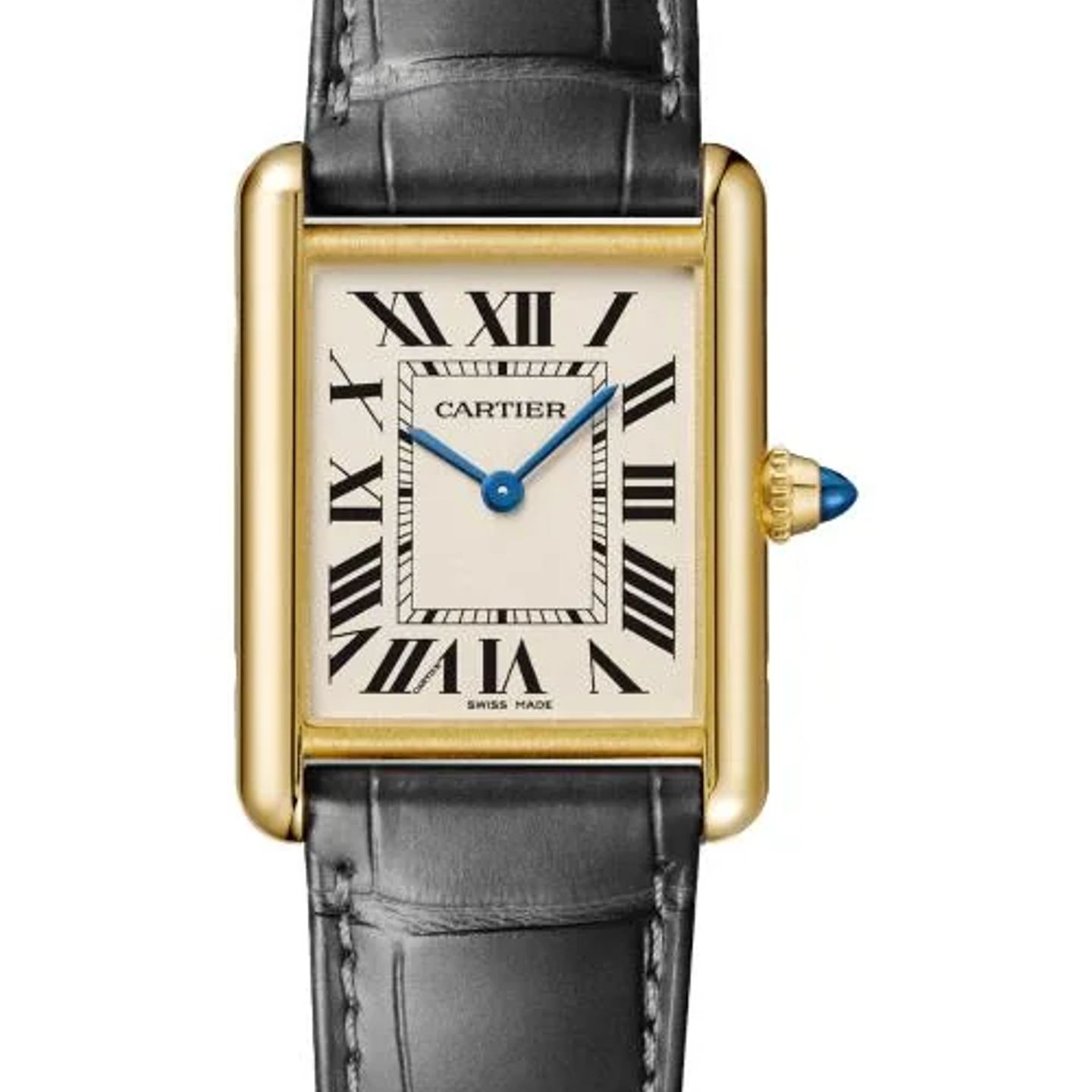 Cartier Tank Louis Cartier WGTA0343 (2026) - Zilver wijzerplaat 34mm Geelgoud (1/1)